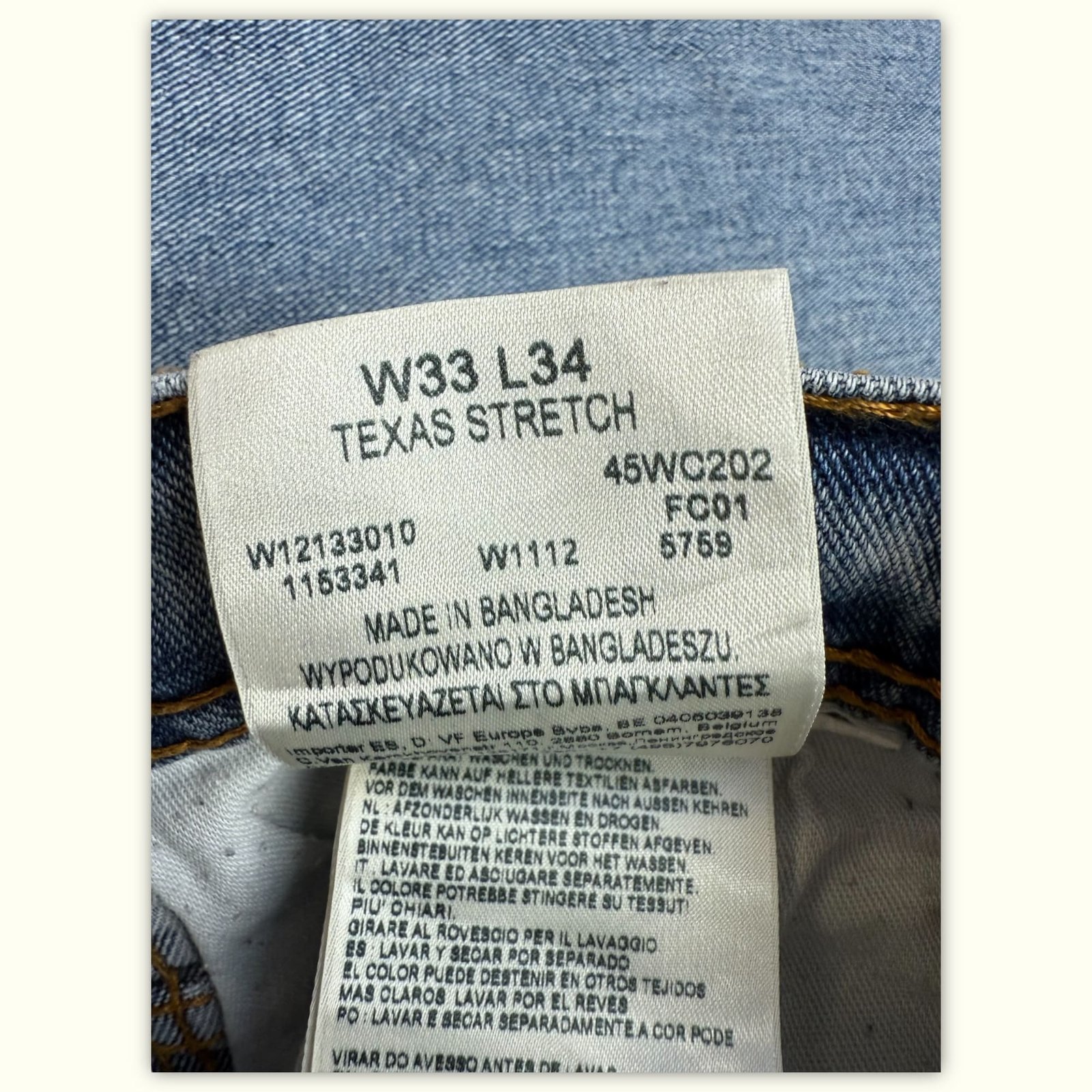 Wrangler Jean Regular Homme 2010s Western – W33