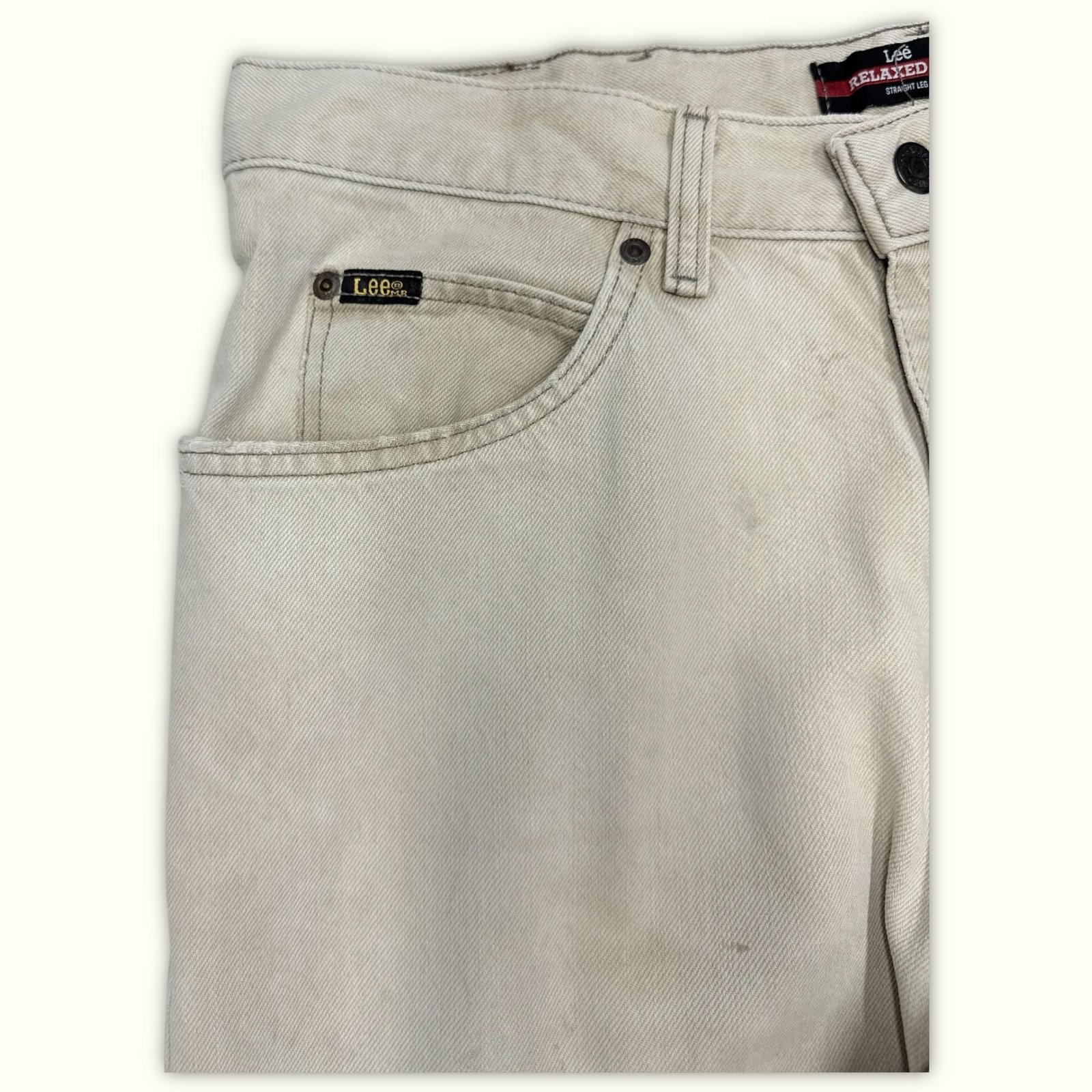 Lee Jean Relaxed Homme 1990s Workwear – W34