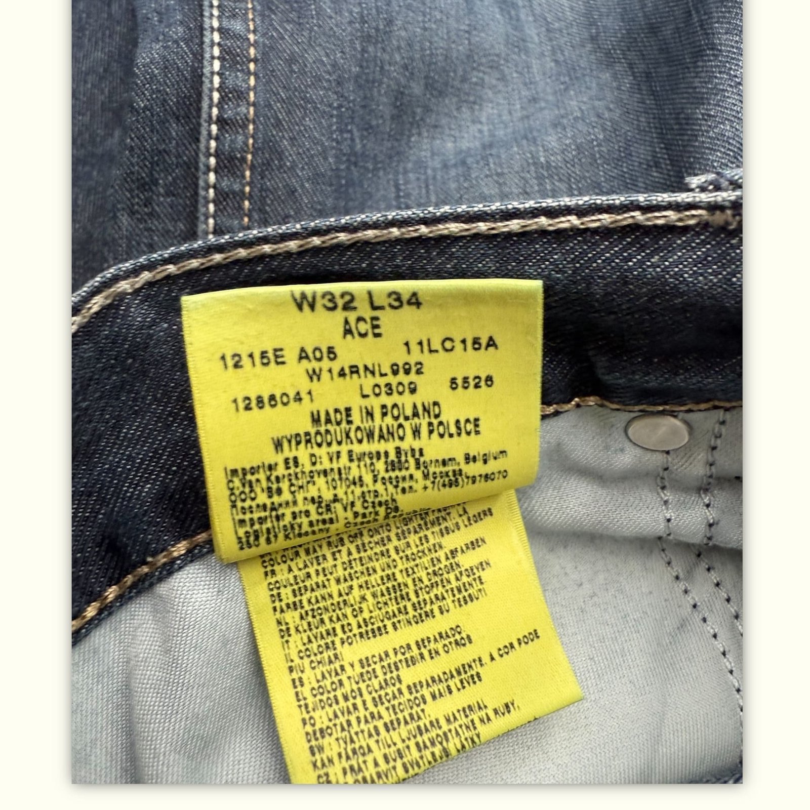 Wrangler Jean Regular Homme 2000s Western – W32