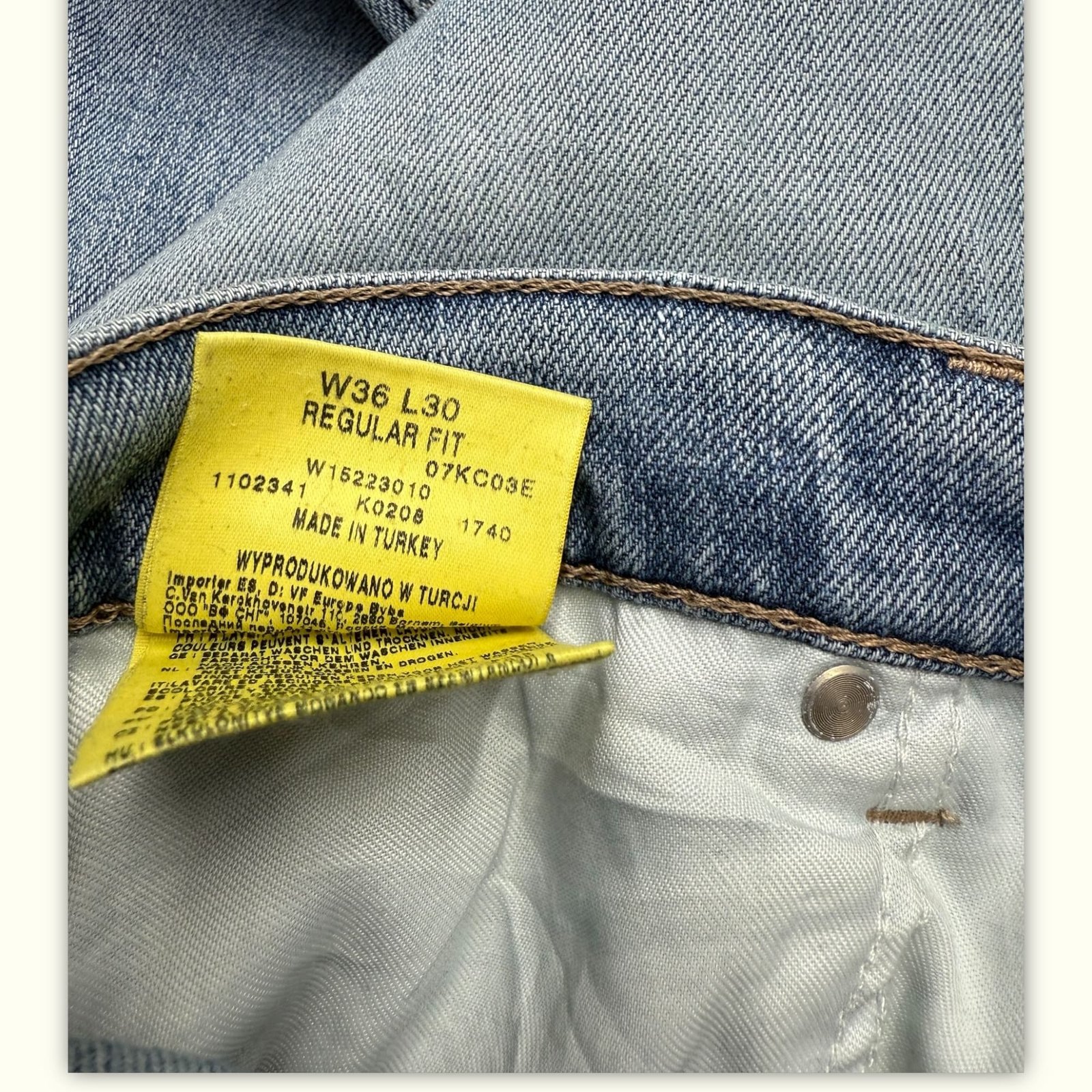 Wrangler Jean Regular Homme 2010s Workwear – W36