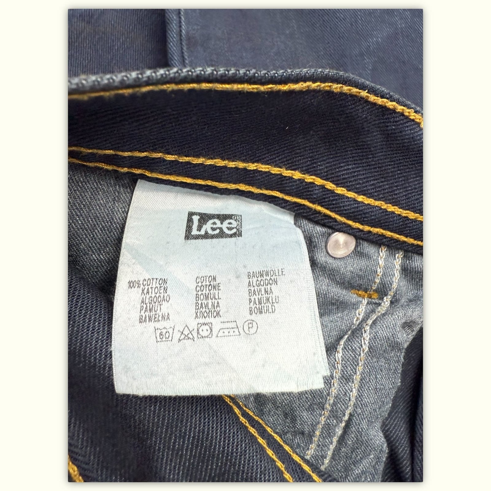 Lee Jean Regular Homme 2010s Classique – W33