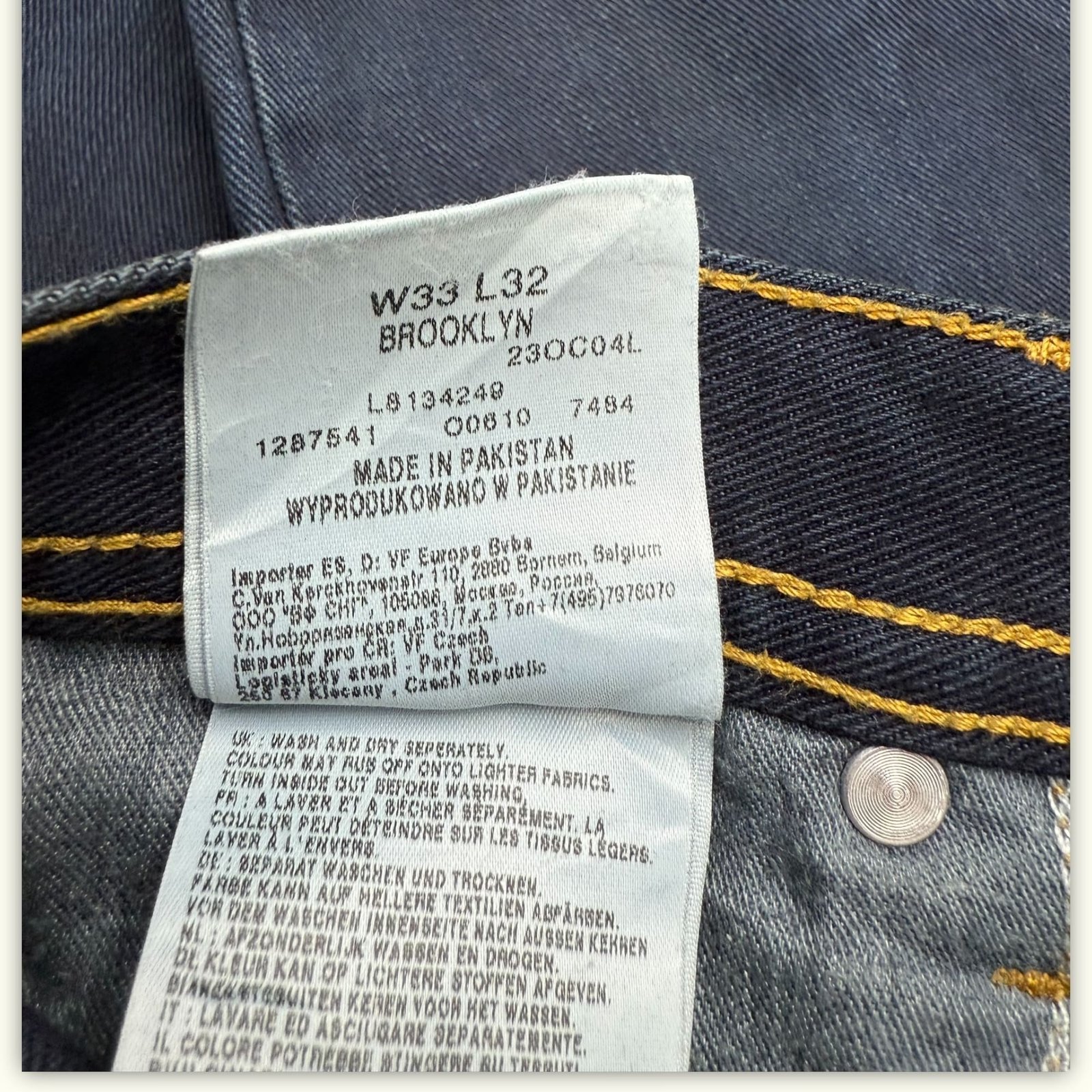 Lee Jean Regular Homme 2010s Classique – W33