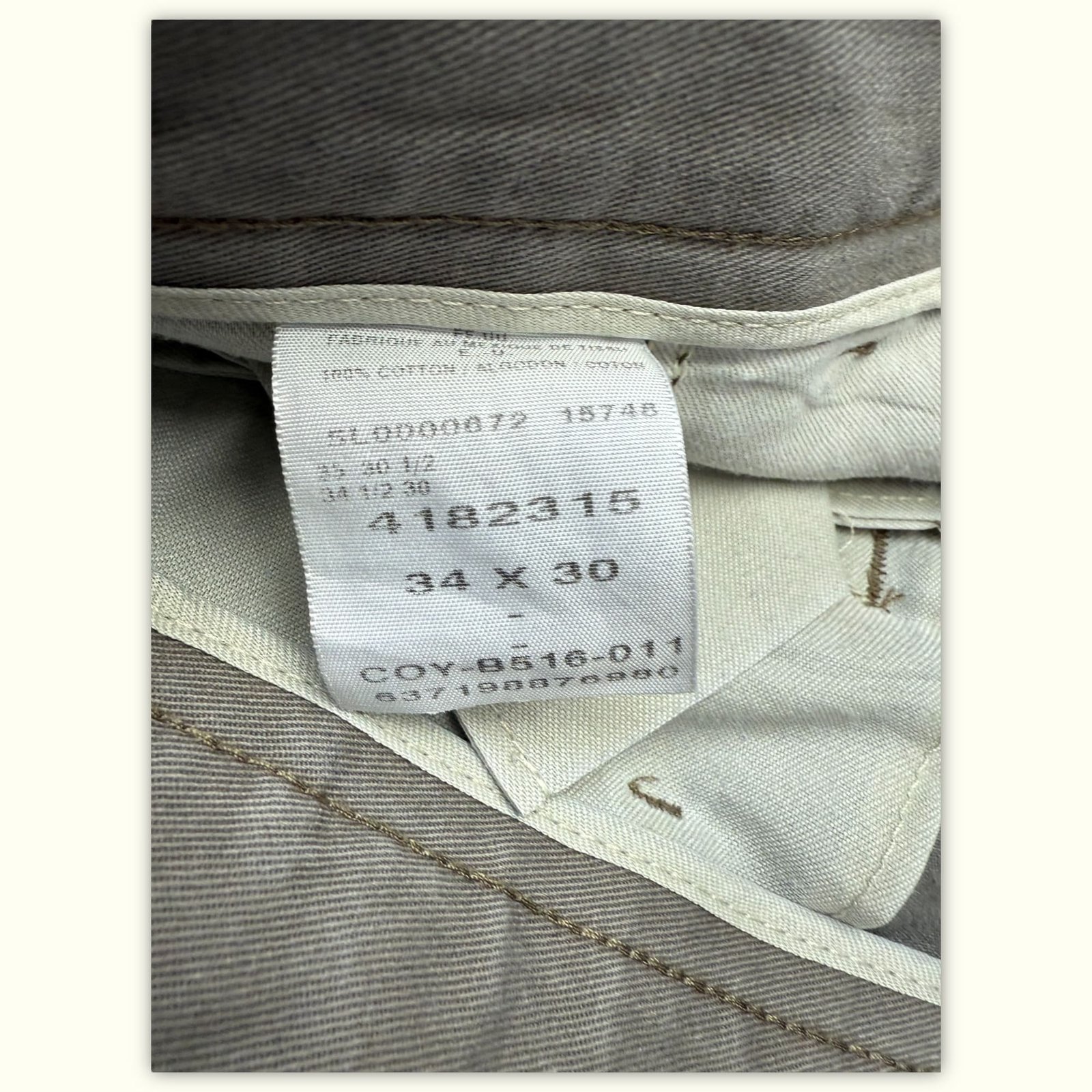 Lee Chinosy Regular Mężczyźni Khaki coded – W34