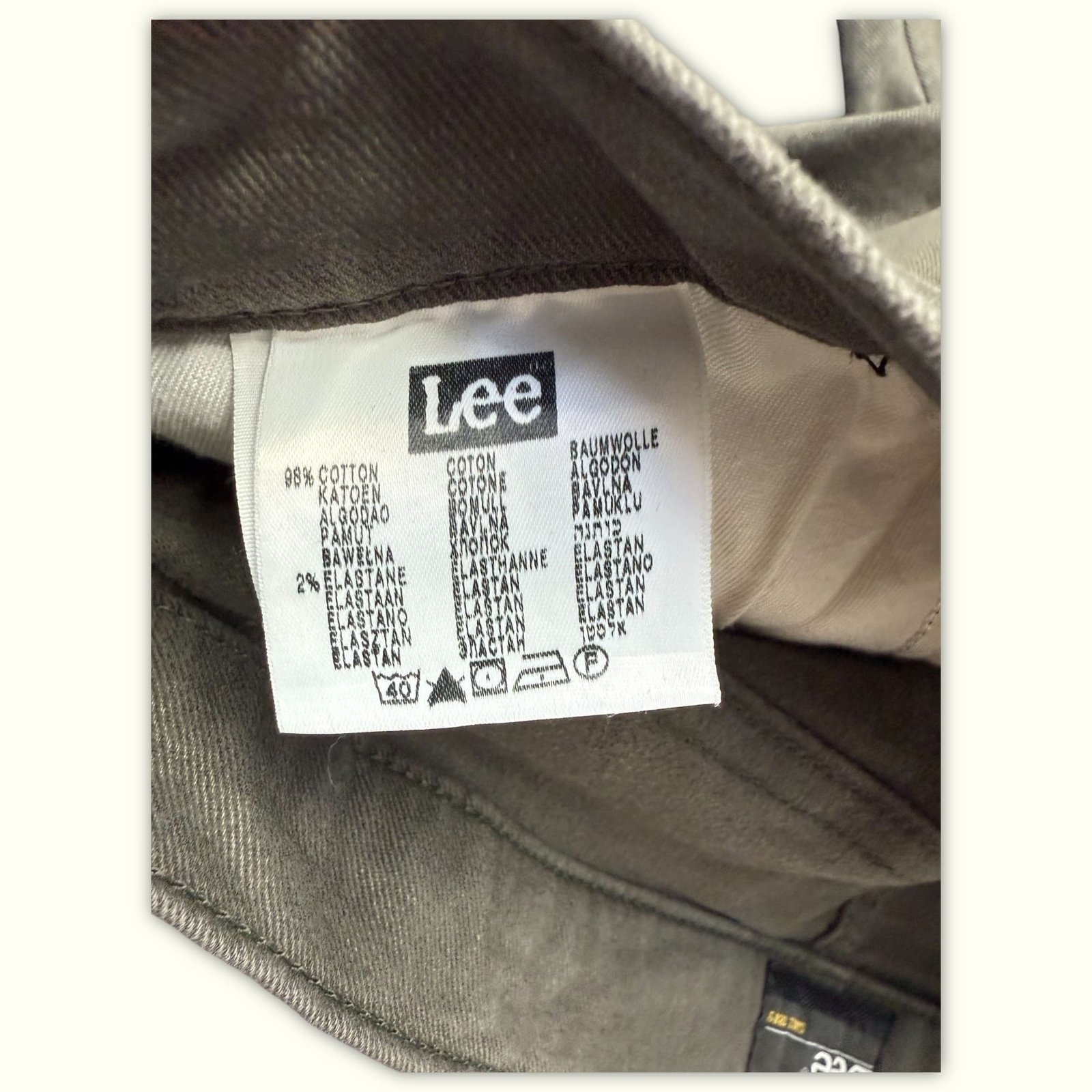 Lee Jean Regular Homme 2000s Normcore – W32