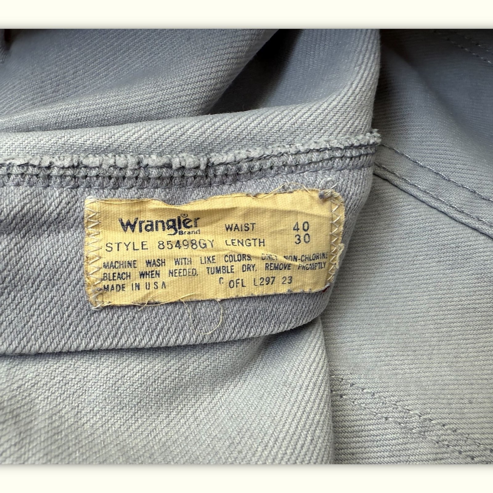 Wrangler Jean Regular Homme 1990s Vintage – W40
