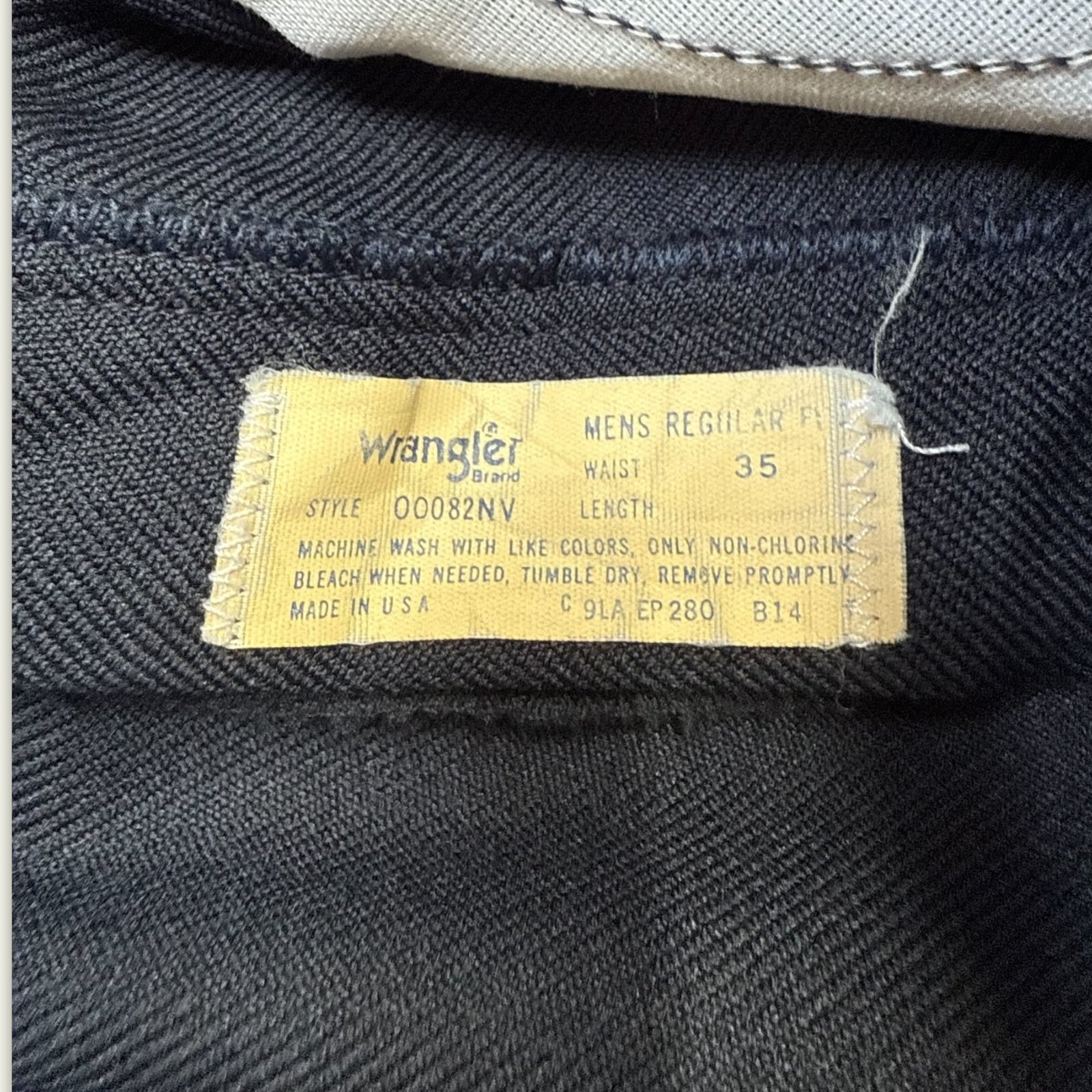 Wrangler Jean Regular Homme 1980s Western – W35