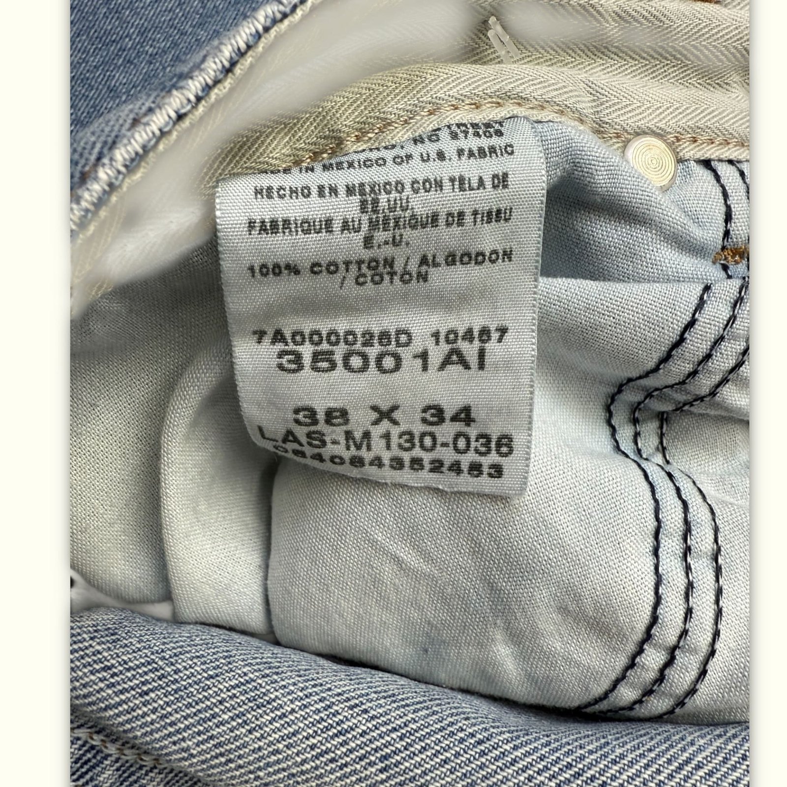 Wrangler Jean Regular Homme 2000s Western – W38