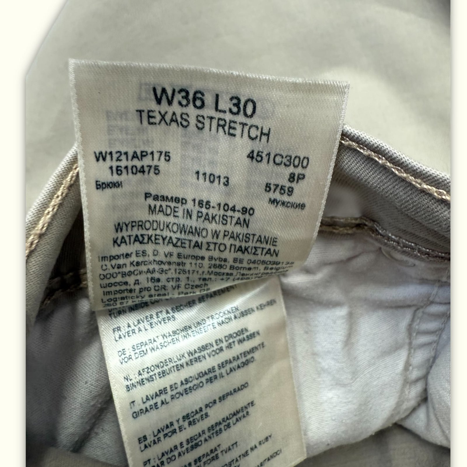Wrangler Jean Regular Homme Western – W36