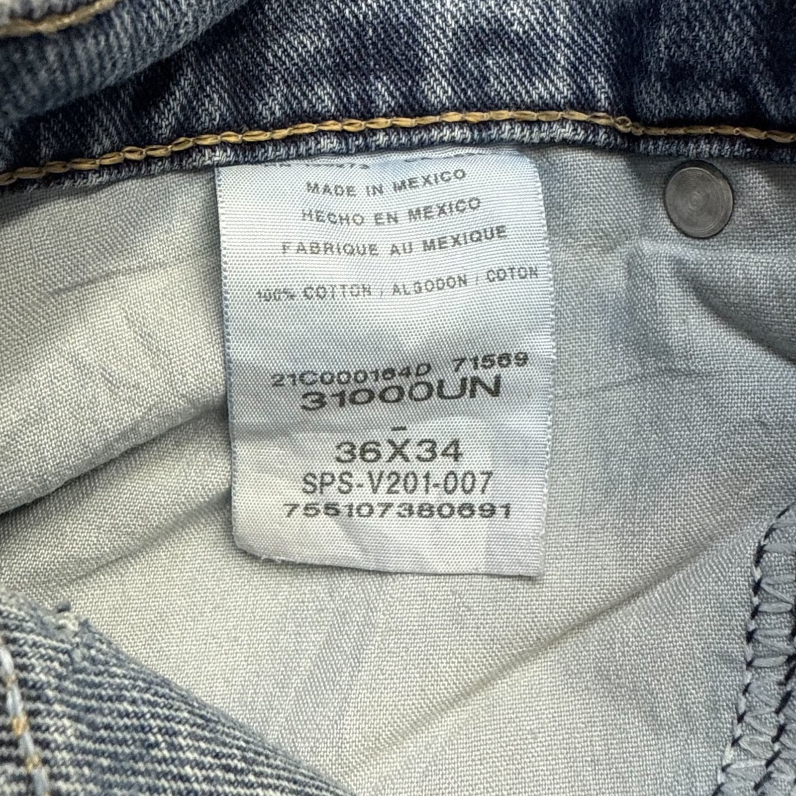 Wrangler Jean Regular Homme 2000s Western – W36