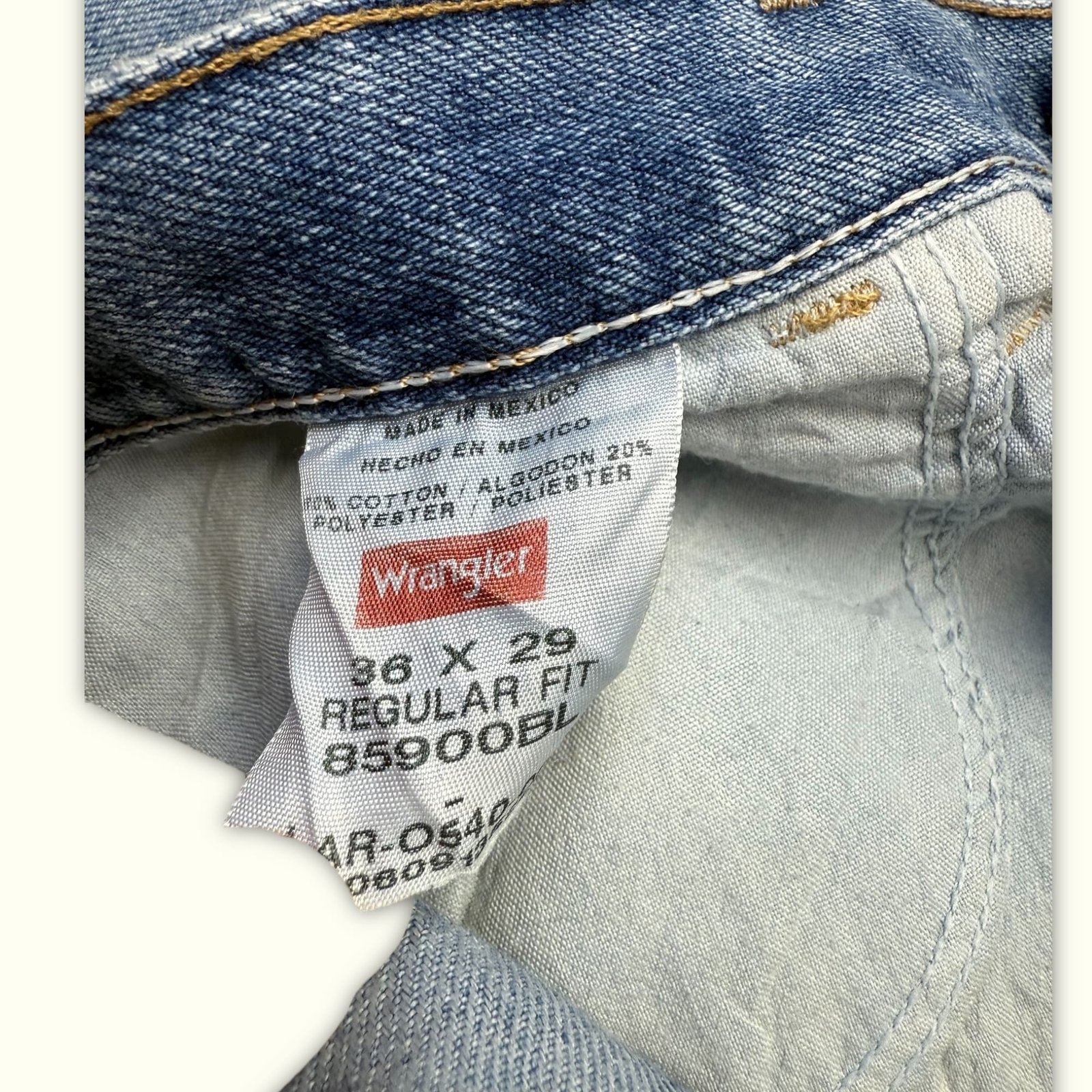 Wrangler Jean Regular Homme 2000s Western – W36