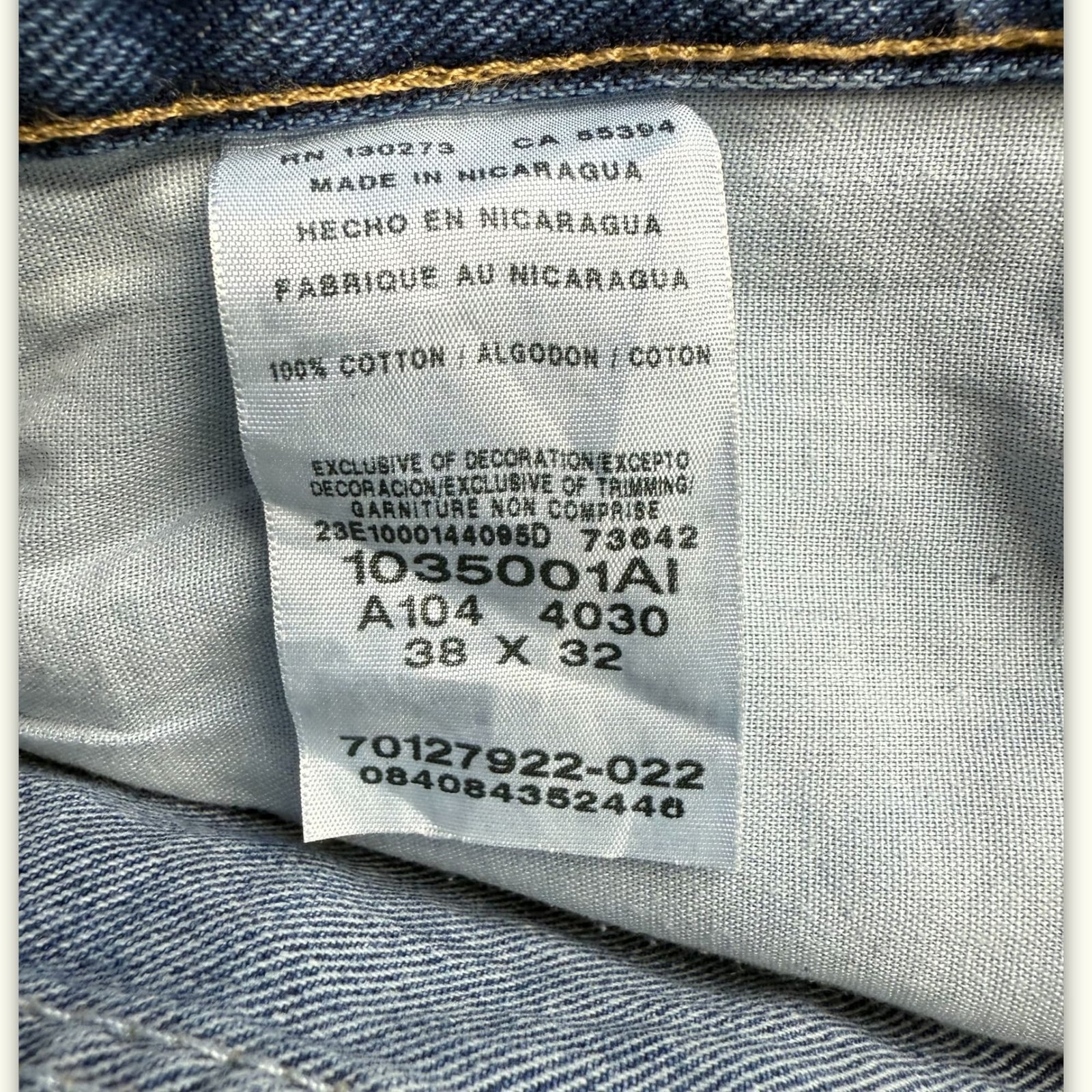 Wrangler Jean Regular Homme 2000s Western – W38
