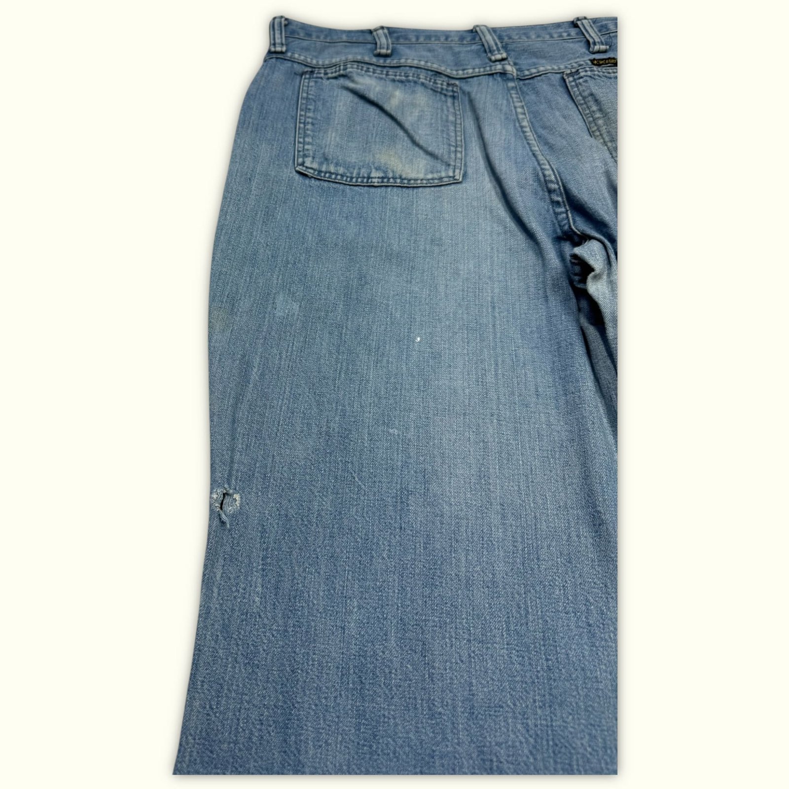 Wrangler Jean Évasé Homme 1970s Vintage – W32
