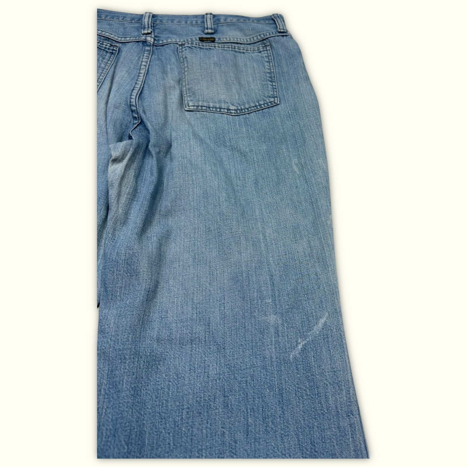 Wrangler Jean Évasé Homme 1970s Vintage – W32