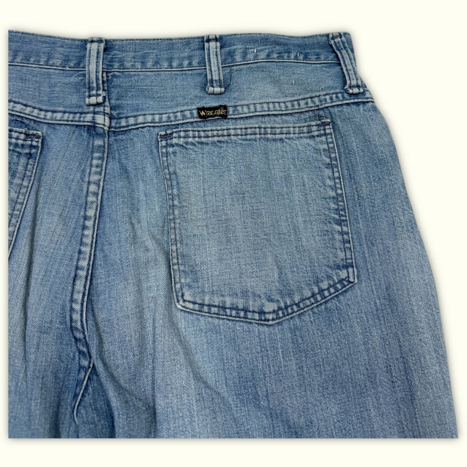 Wrangler Jean Évasé Homme 1970s Vintage – W32