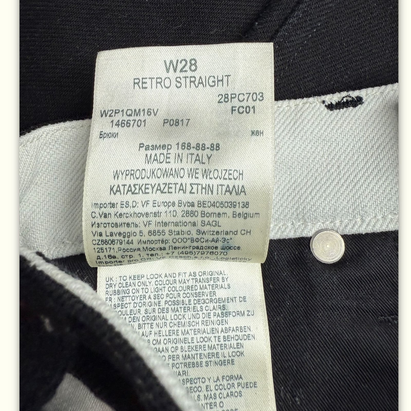 Wrangler Jean Regular Femme 2010s Rétro – W28