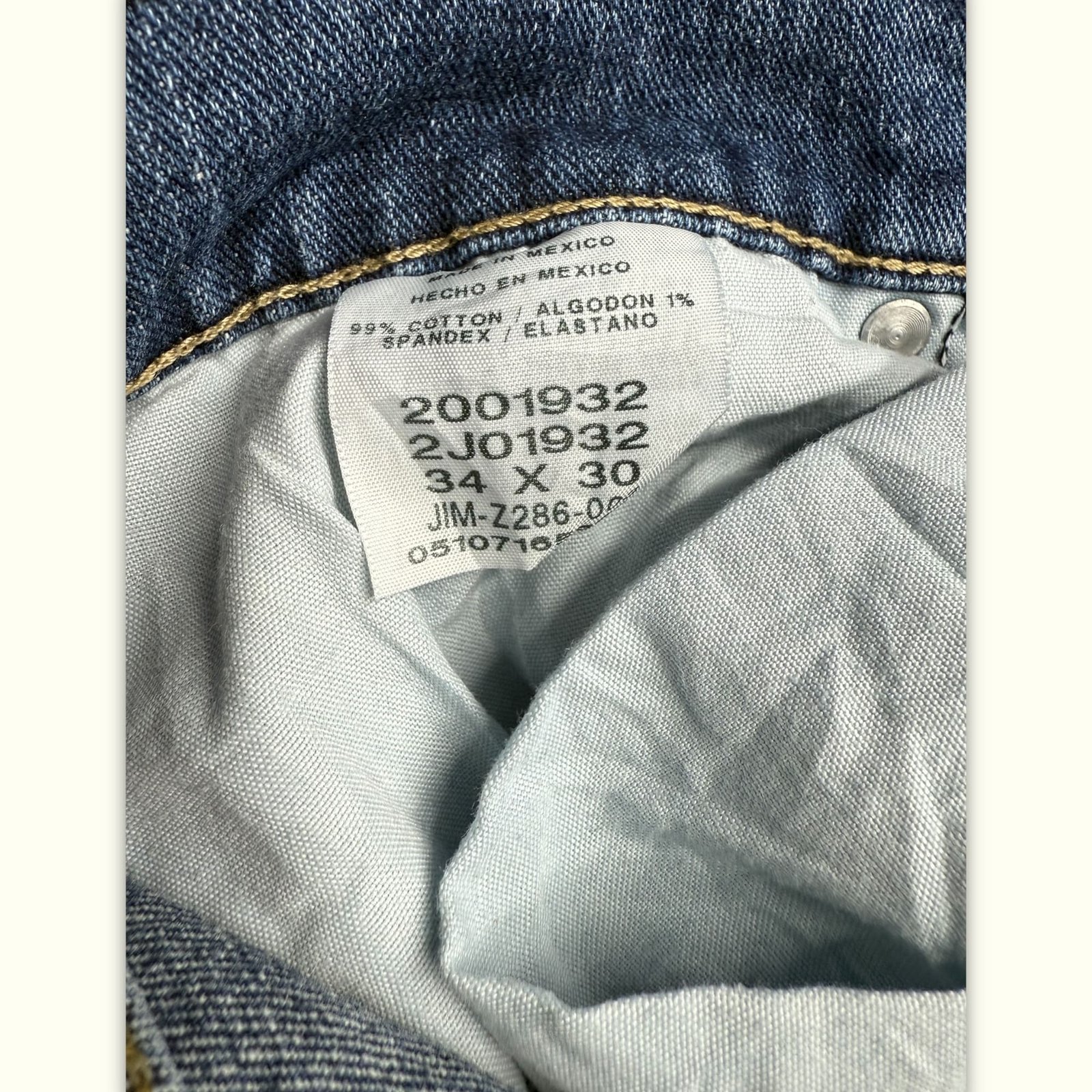 Lee Jean Regular Homme 2010s Normcore – W34