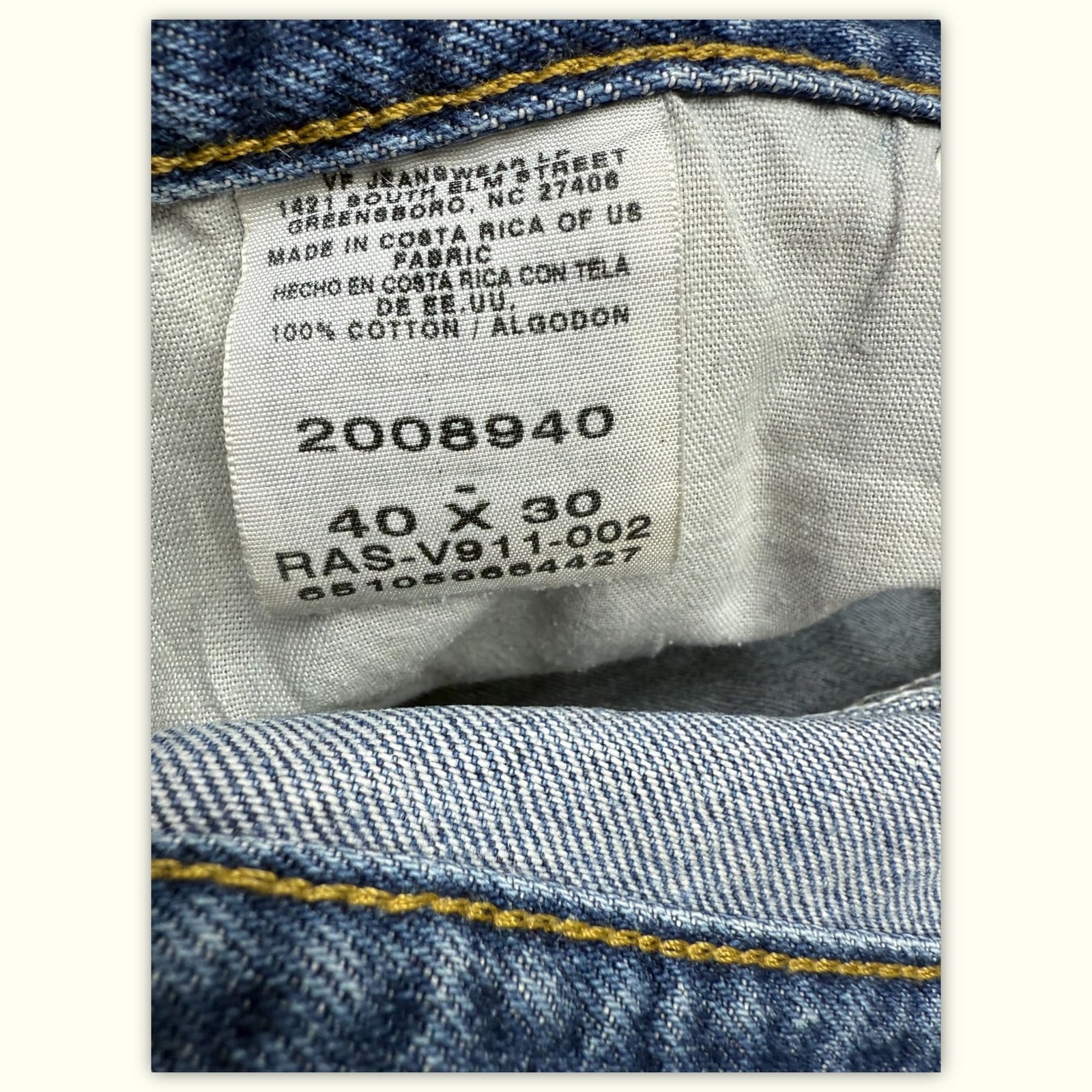 Lee Jean Regular Homme 2000s Normcore – W40