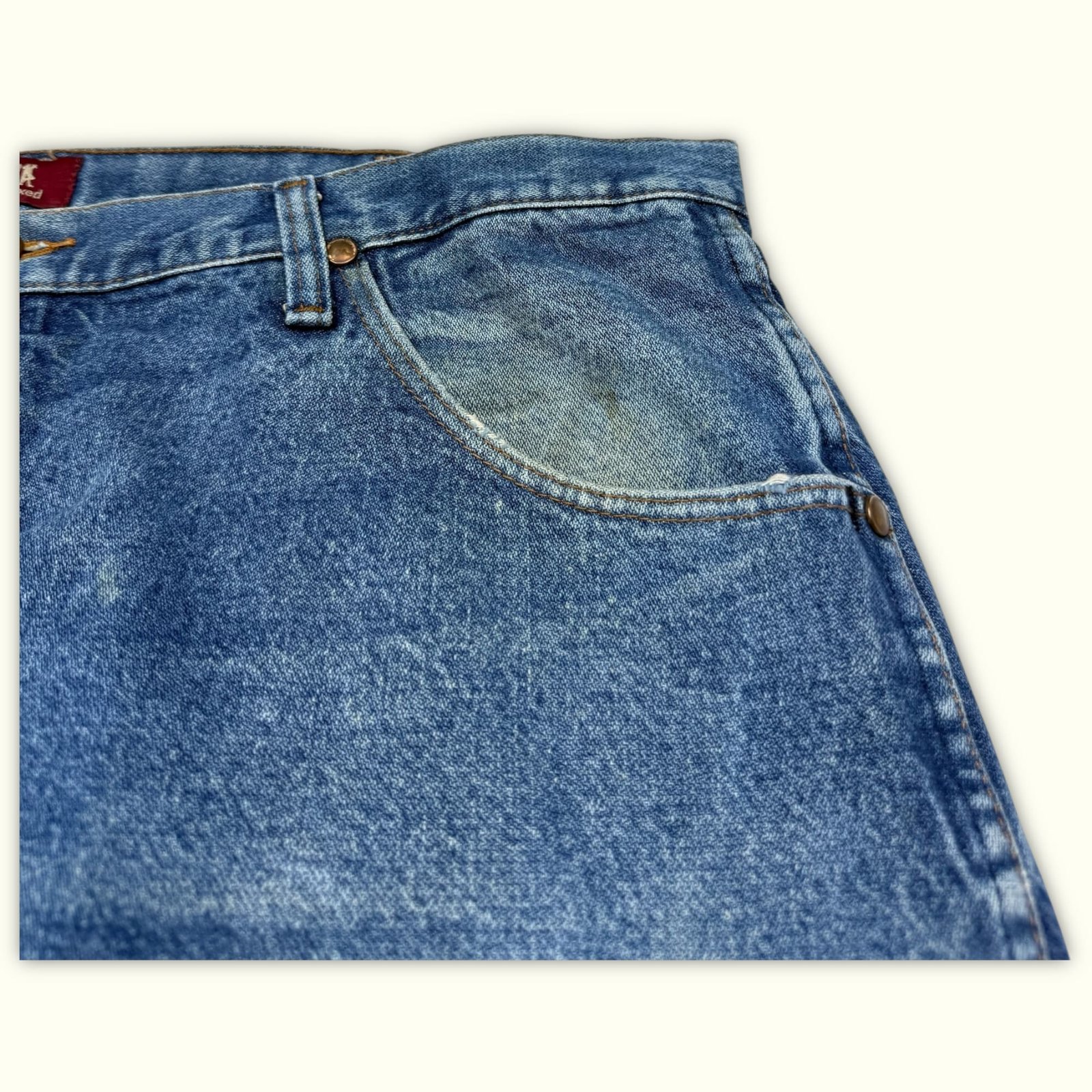 Wrangler Jean Relaxed Homme 2000s Western – W40