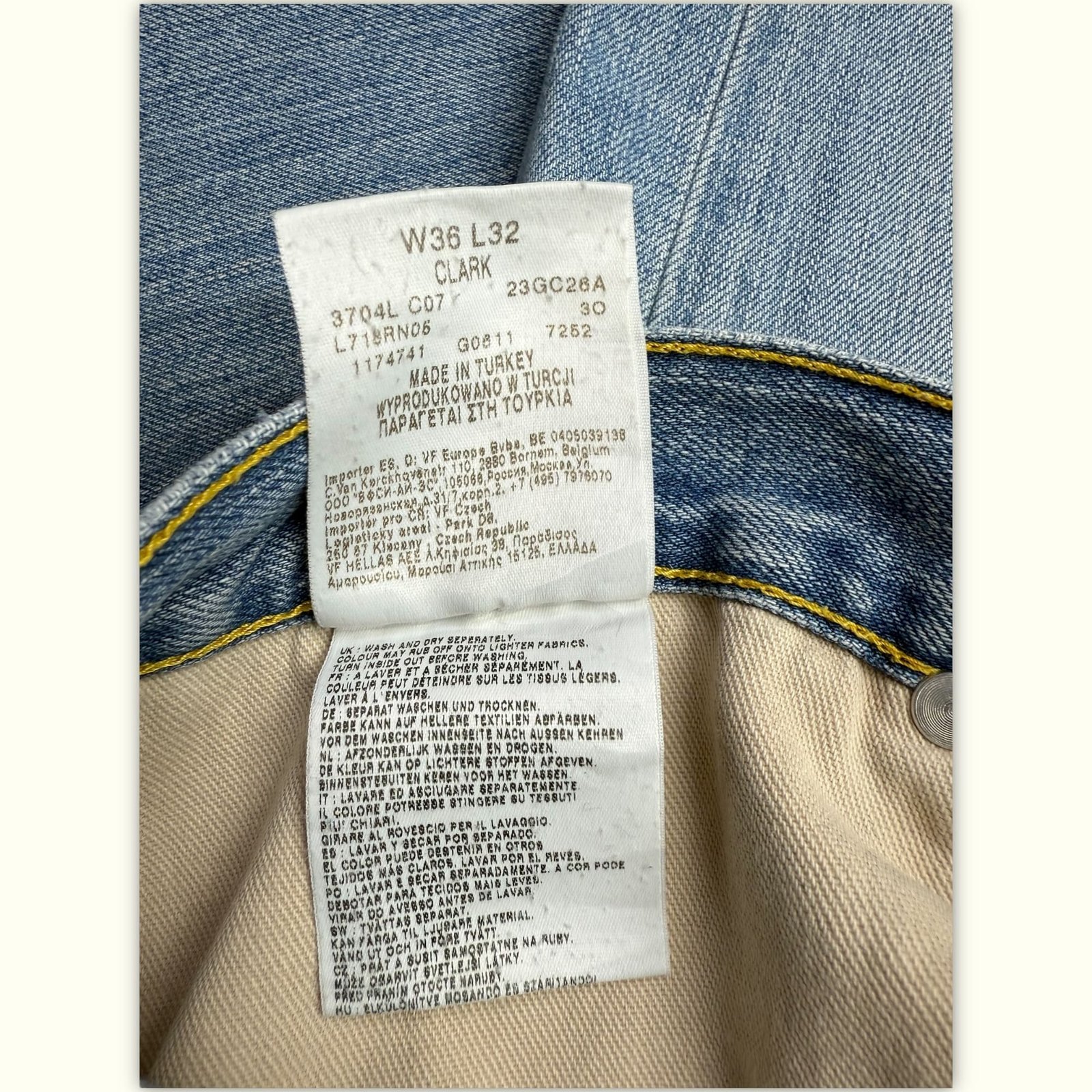 Lee Jean Regular Homme 2000s Vintage – W36
