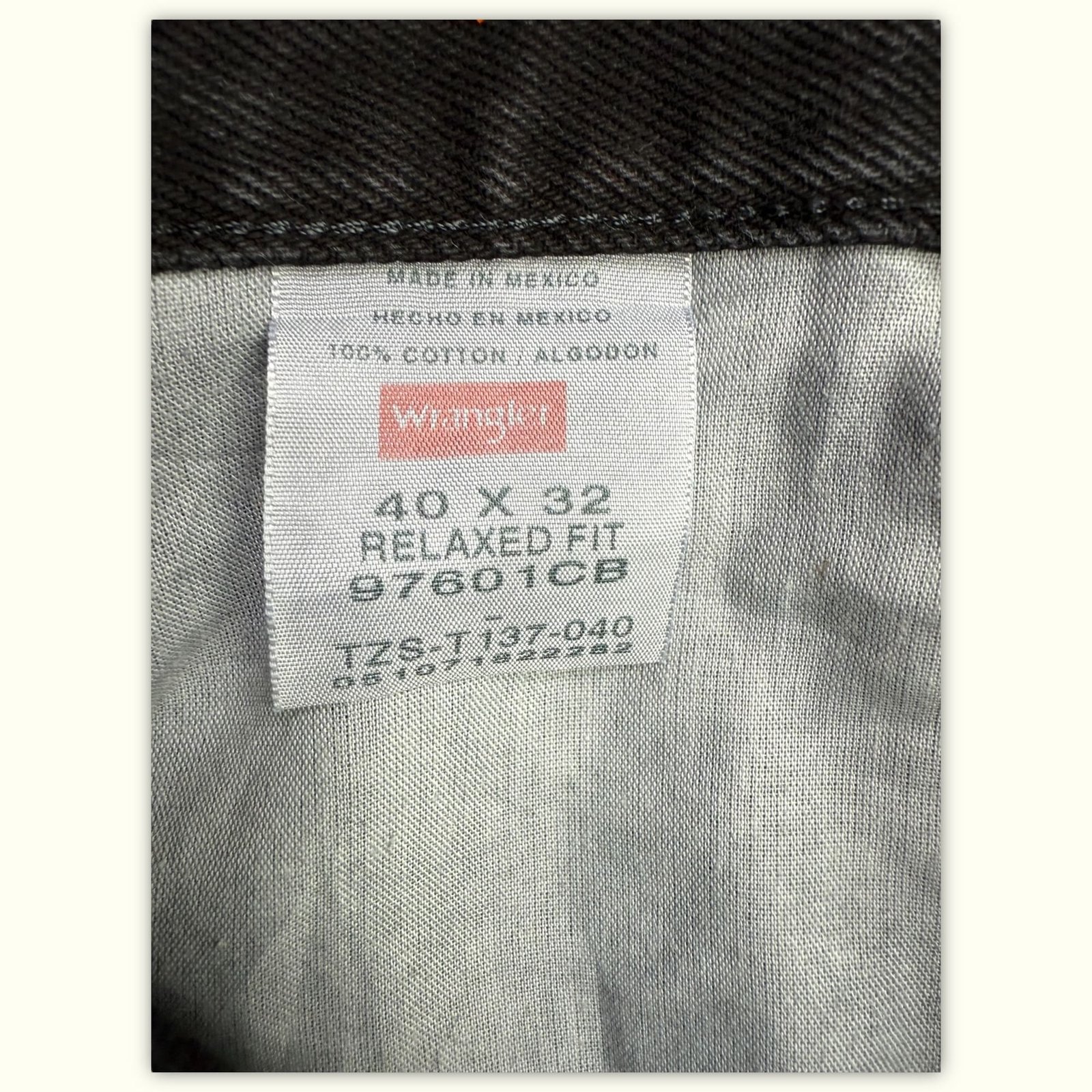 Wrangler Jean Relaxed Homme 2000s Workwear – W40