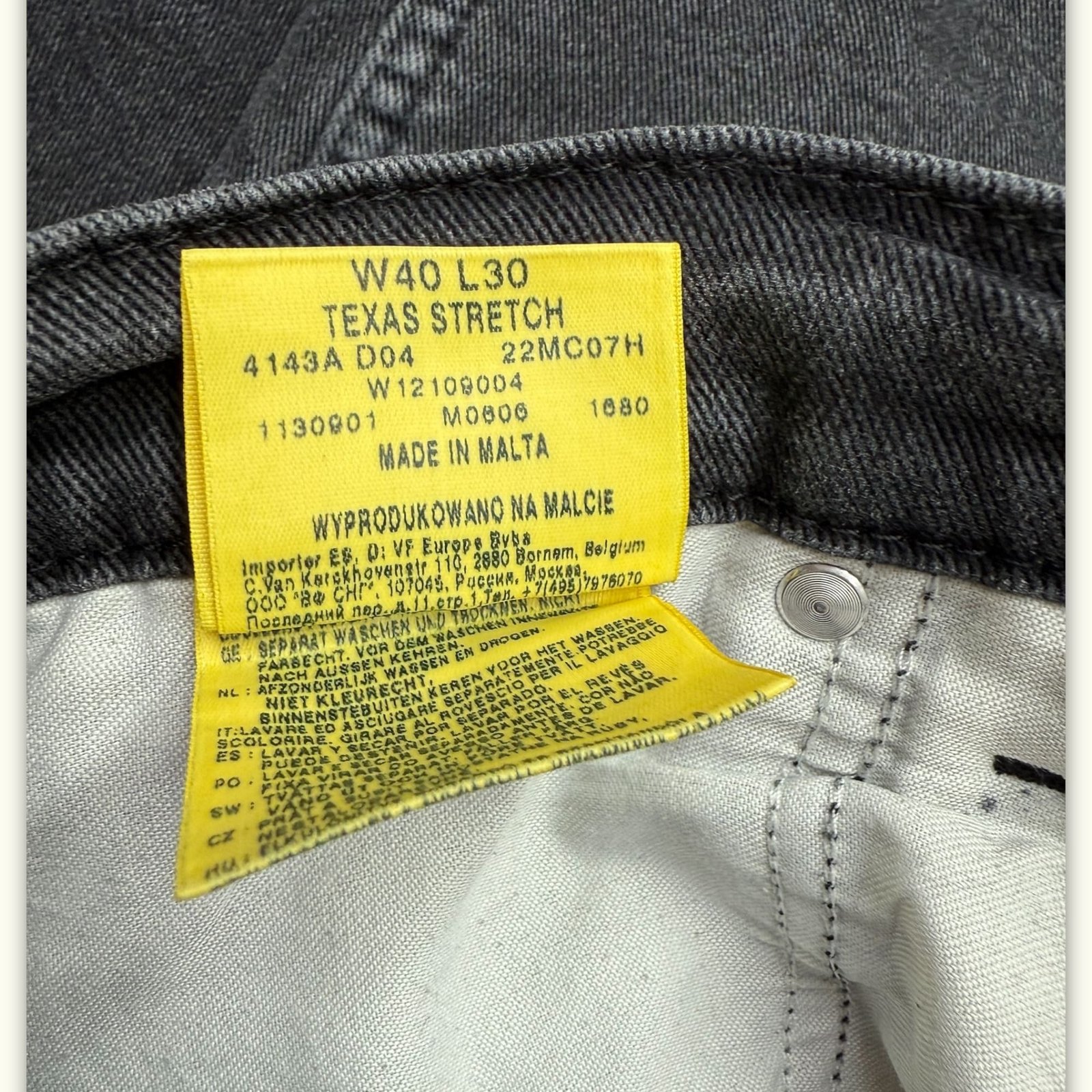 Wrangler Jean Regular Homme 2000s Western – W40