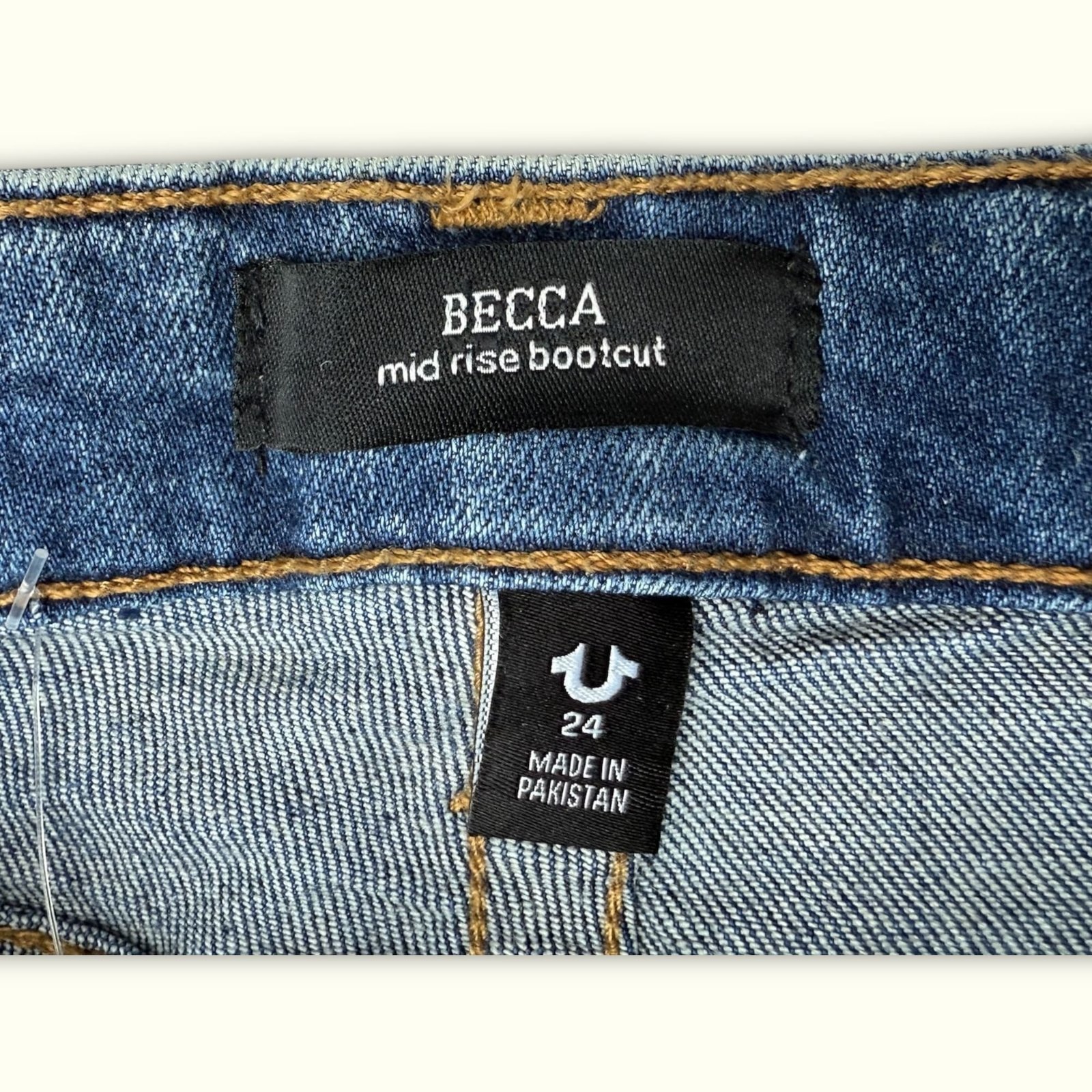 True Religion Jean Bootcut Femme 2010s Y2K – W24