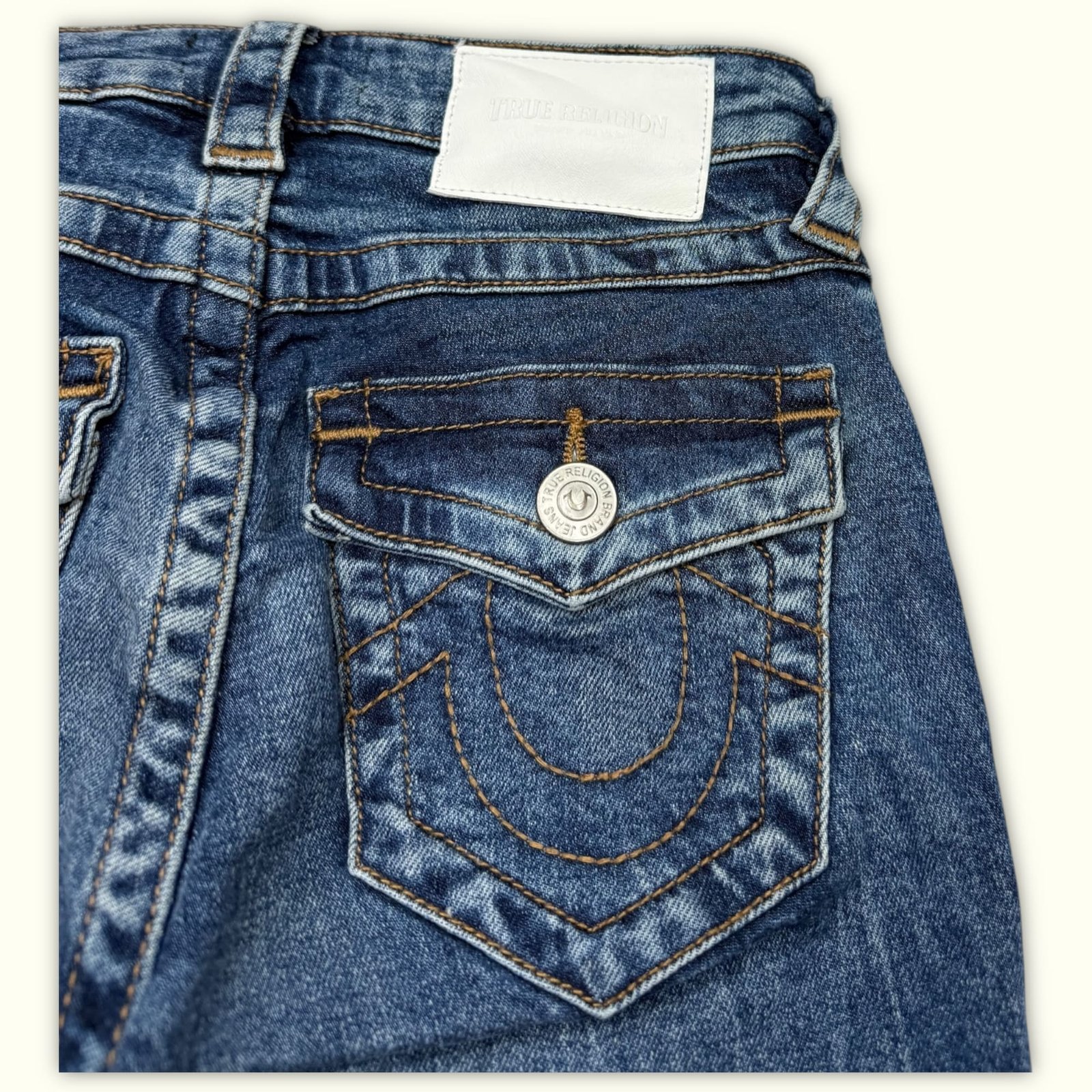 True Religion Jean Bootcut Femme 2010s Y2K – W24