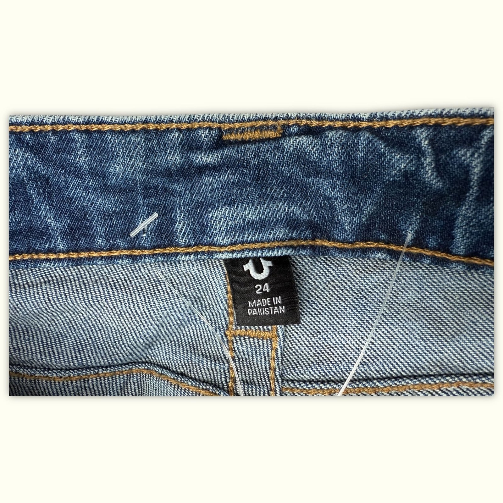 True Religion Jean Évasé Femme 2000s Y2K – W24