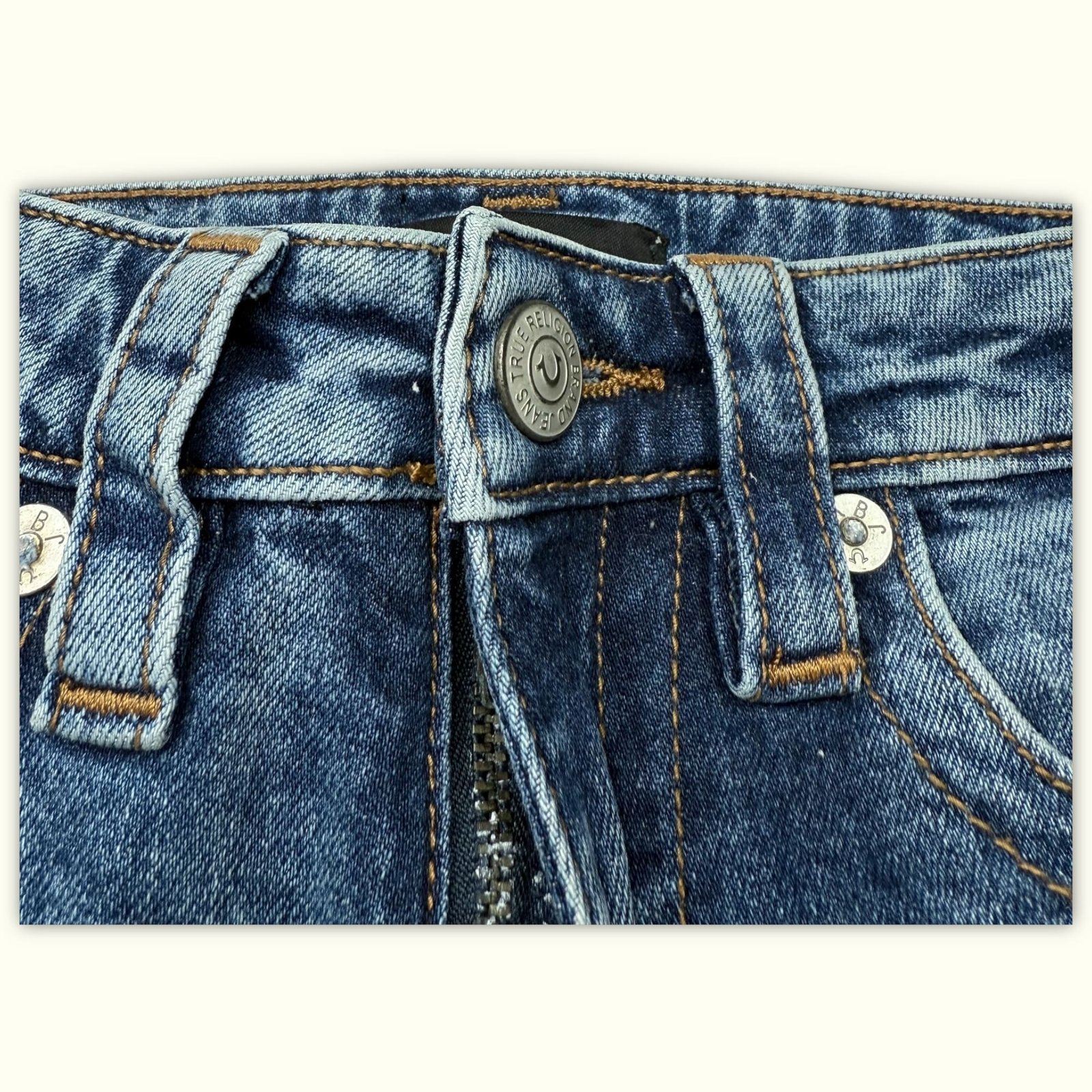 True Religion Jean Bootcut Femme 2000s Y2K – W24