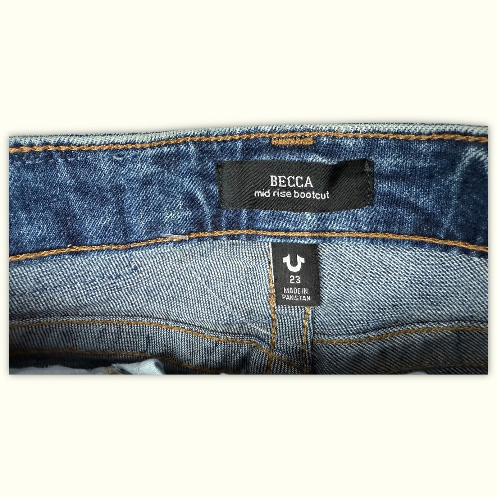 True Religion Jean Bootcut Femme 2010s Y2K – W23
