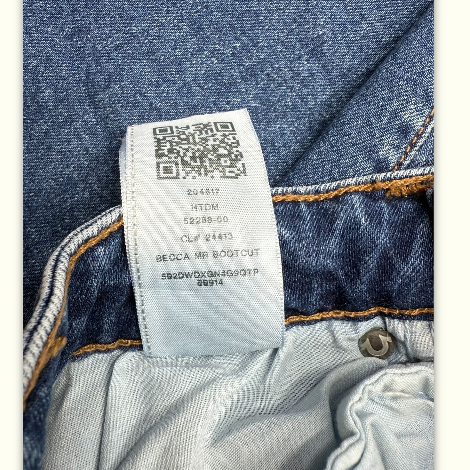 True Religion Jean Bootcut Femme Y2K – W26