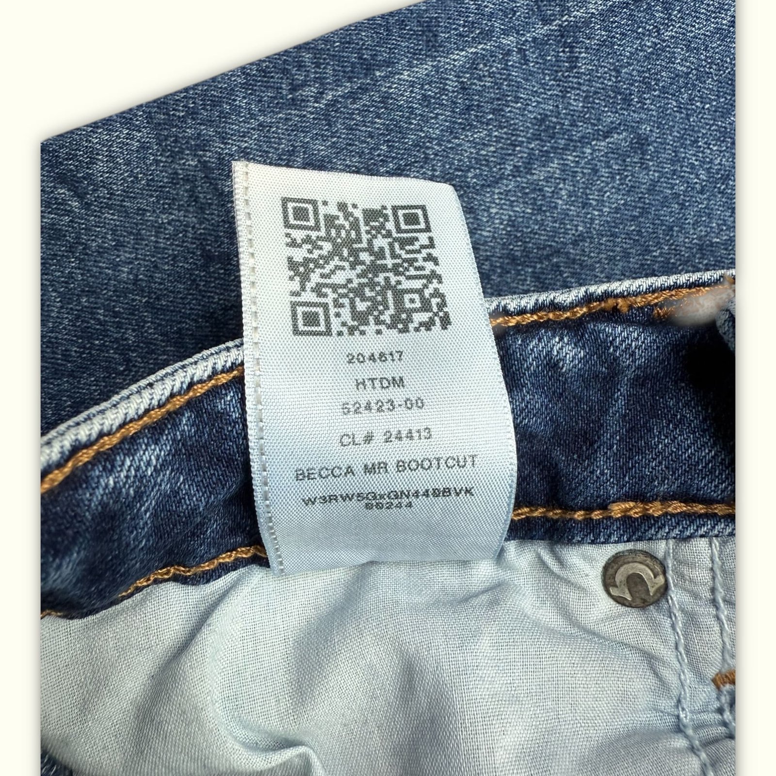 True Religion Jean Bootcut Femme 2010s Y2K – W25