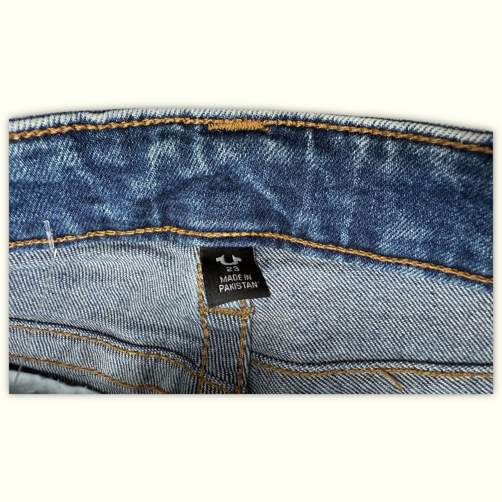 True Religion Jean Évasé Femme 2000s Y2K – W23