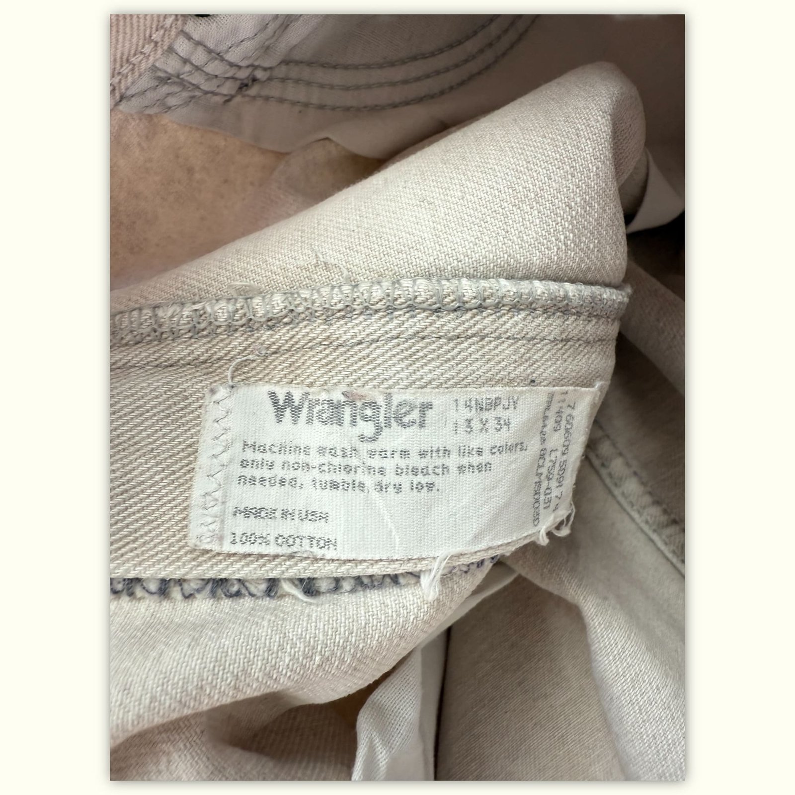 Wrangler Jean Regular Femme 1990s Vintage – W33