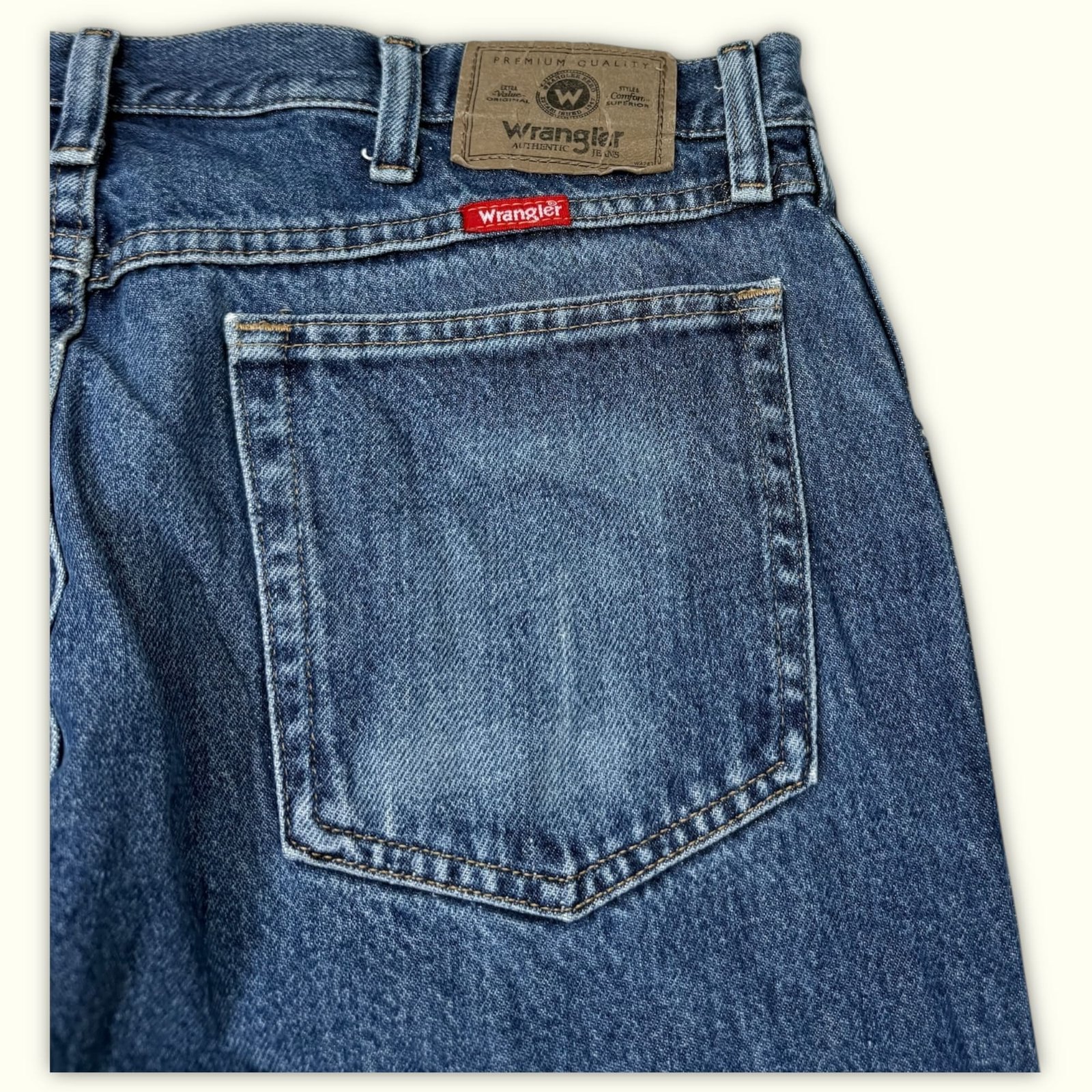 Wrangler Jean Regular Homme 2000s Workwear – W36