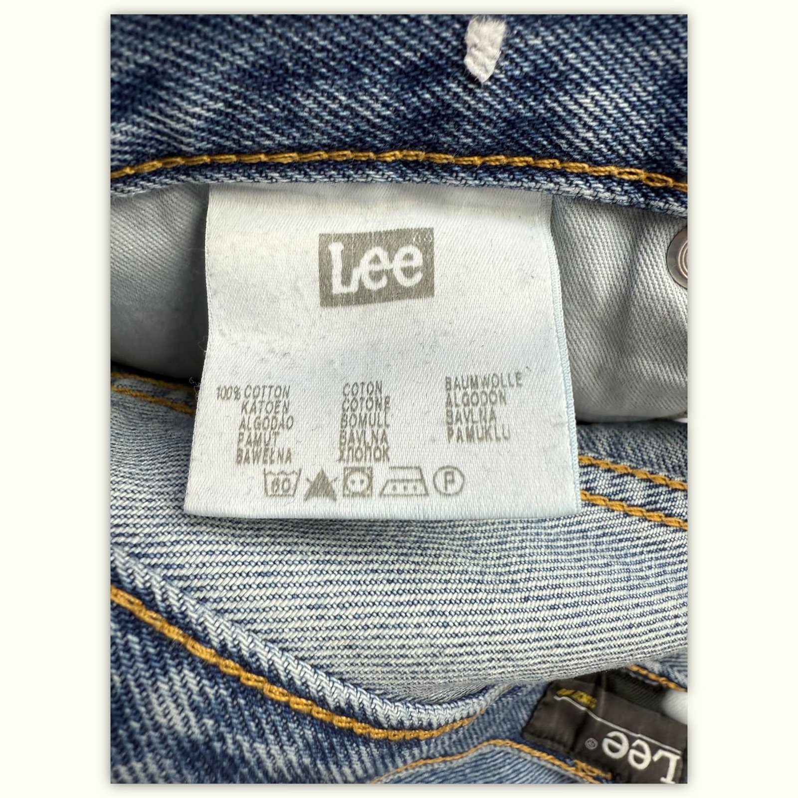 Lee Jean Regular Homme 2000s Rétro – W34