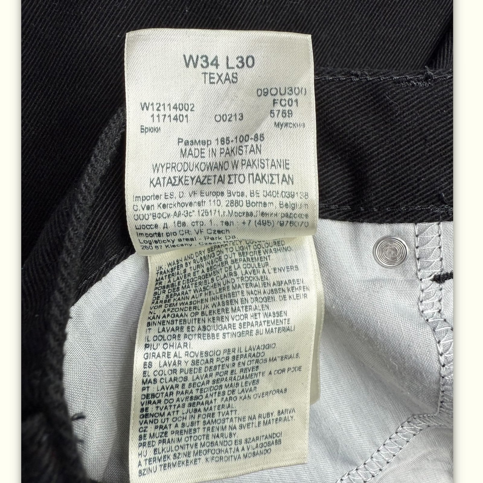Wrangler Jean Regular Homme Western – W34