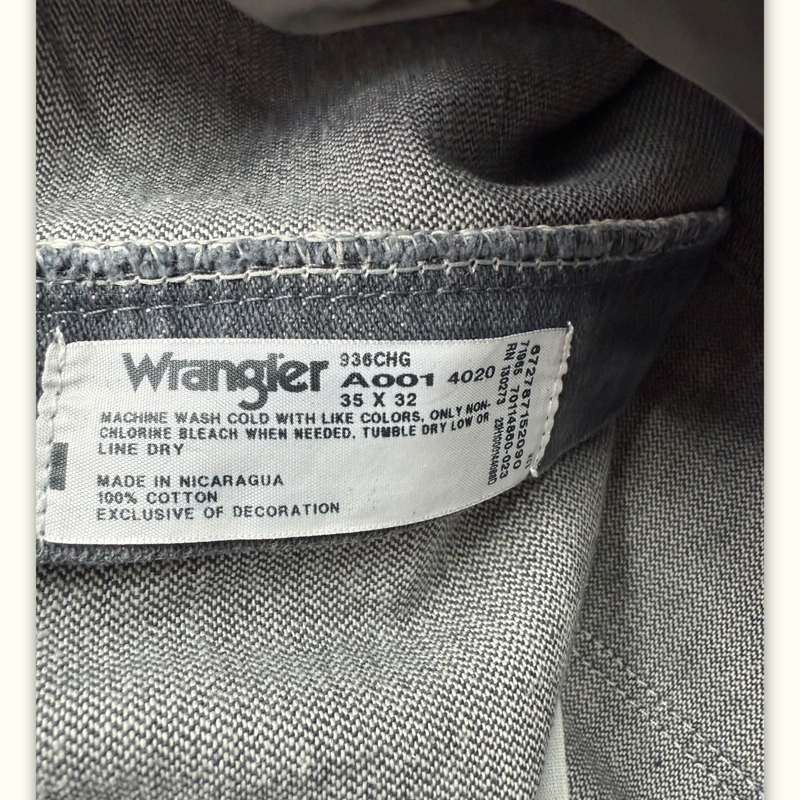 Wrangler Jean Regular Homme 2000s Western – W35