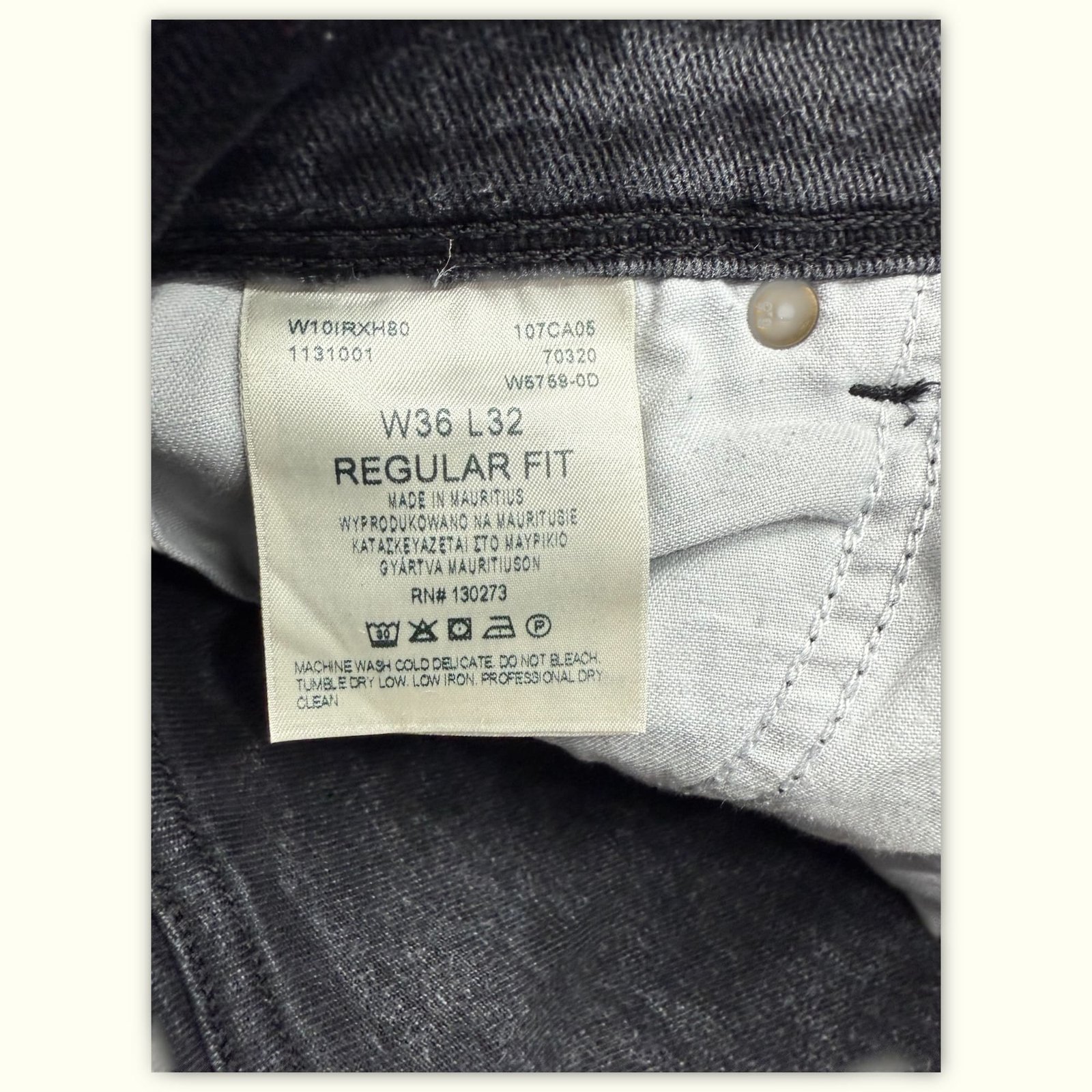 Wrangler Jean Regular Homme 2010s Workwear – W36