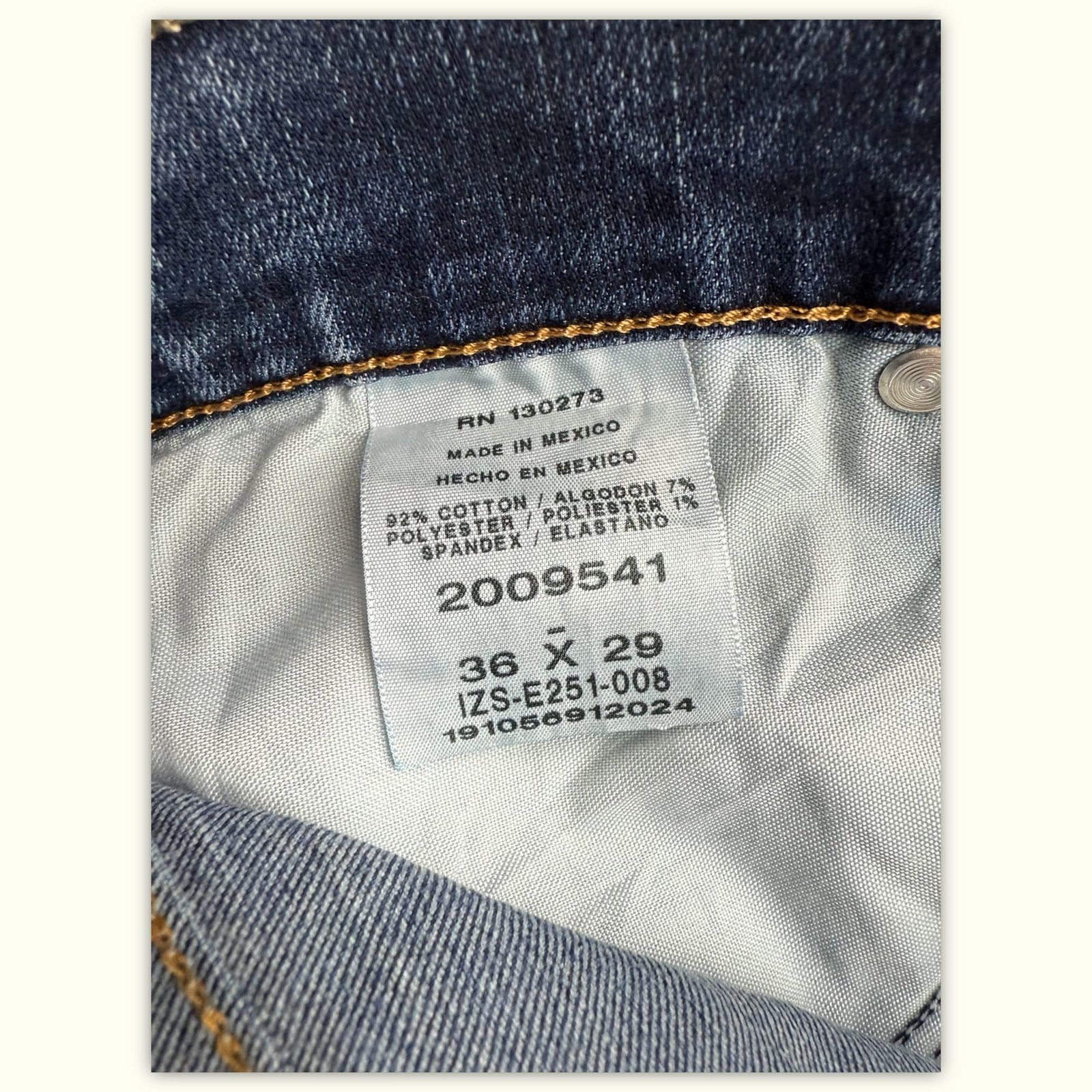 Lee Jean Regular Homme Workwear – W36