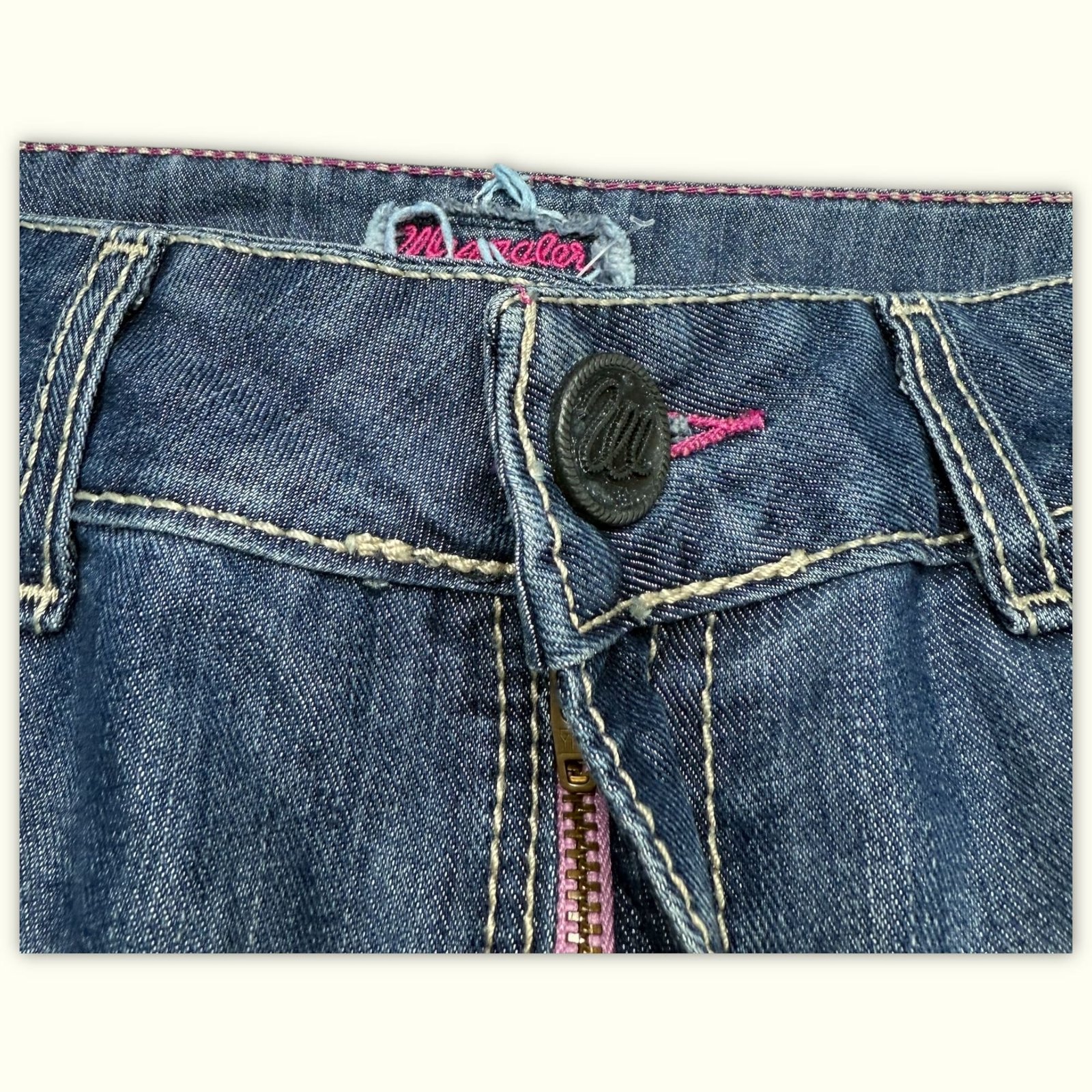 Wrangler Jean Évasé Femme 2000s Western – W32