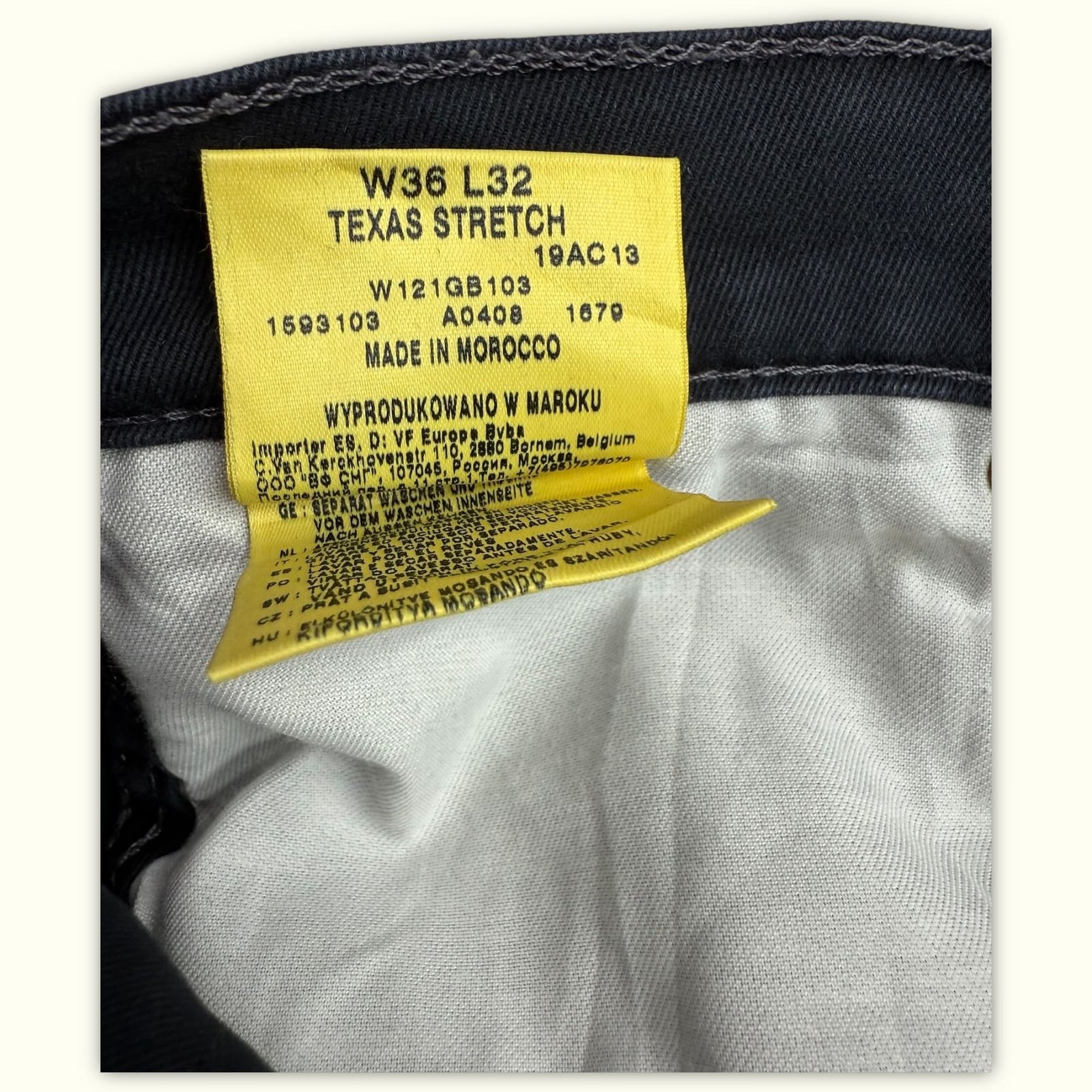 Wrangler Jean Regular Homme 2010s Workwear – W36