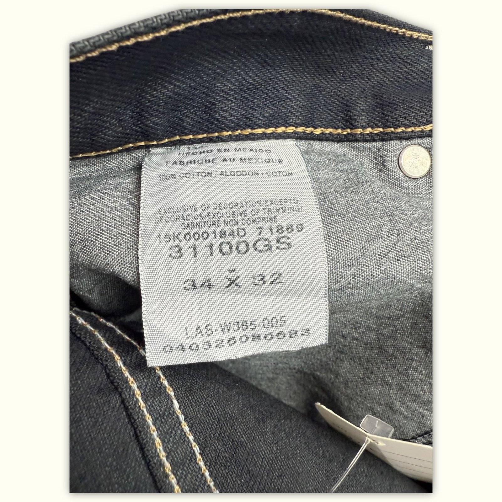 Wrangler Jean Regular Homme 2000s Workwear – W34