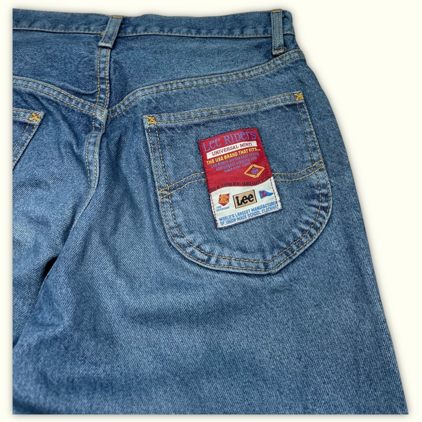 Lee Jean Regular Homme 1990s Vintage – W33