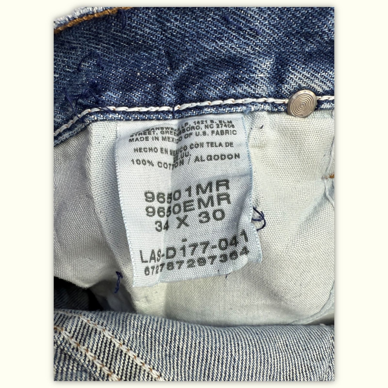Wrangler Jean Regular Homme 1990s Vintage – W34
