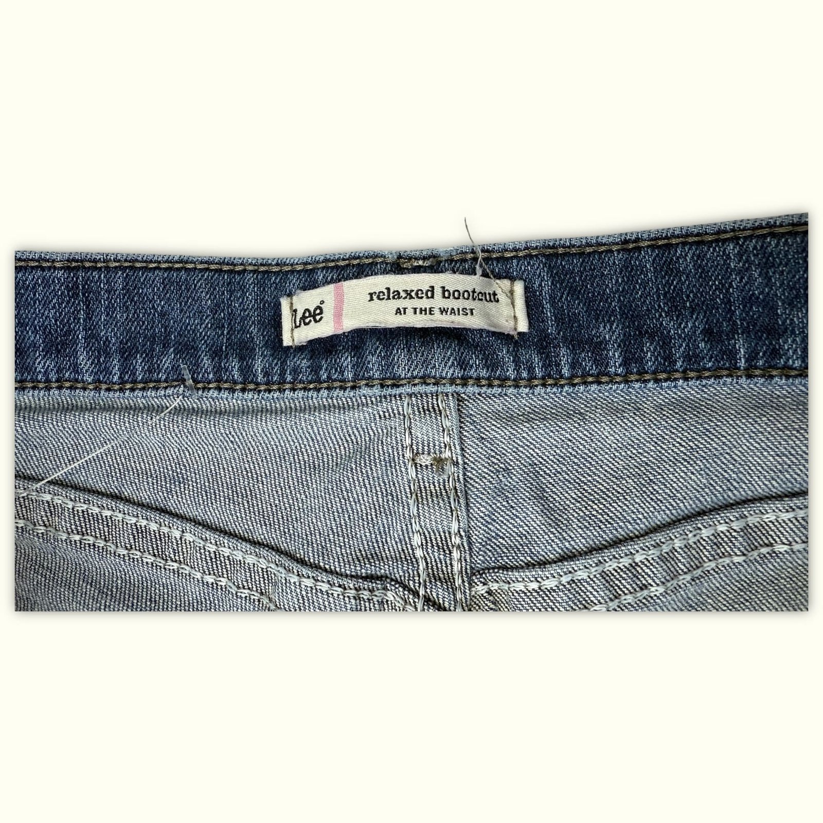 Lee Jean Relaxed Femme 2000s Y2K – W34