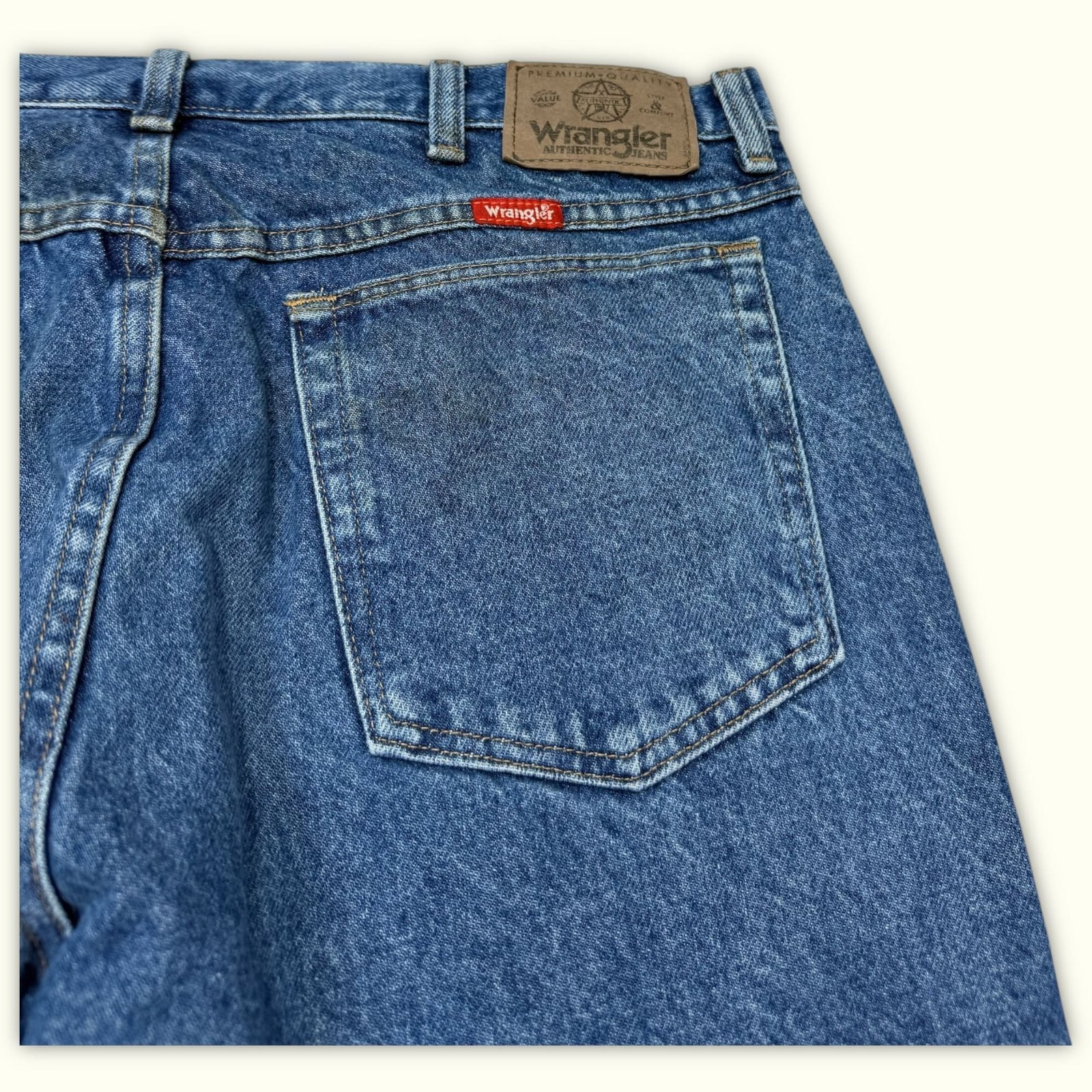 Wrangler Jean Regular Homme 1990s Vintage – W36
