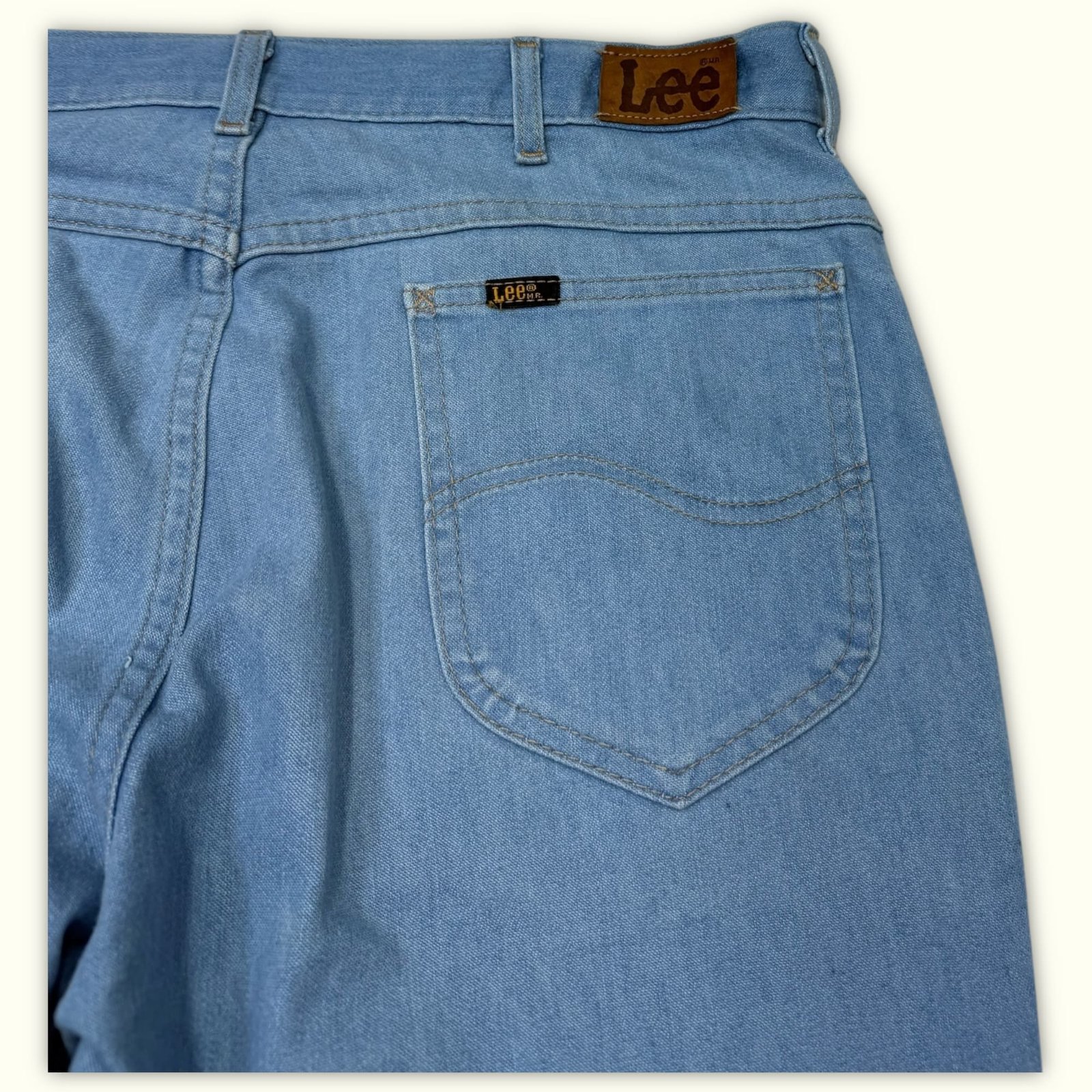 Lee Jean Regular Homme 1980s Vintage – W38
