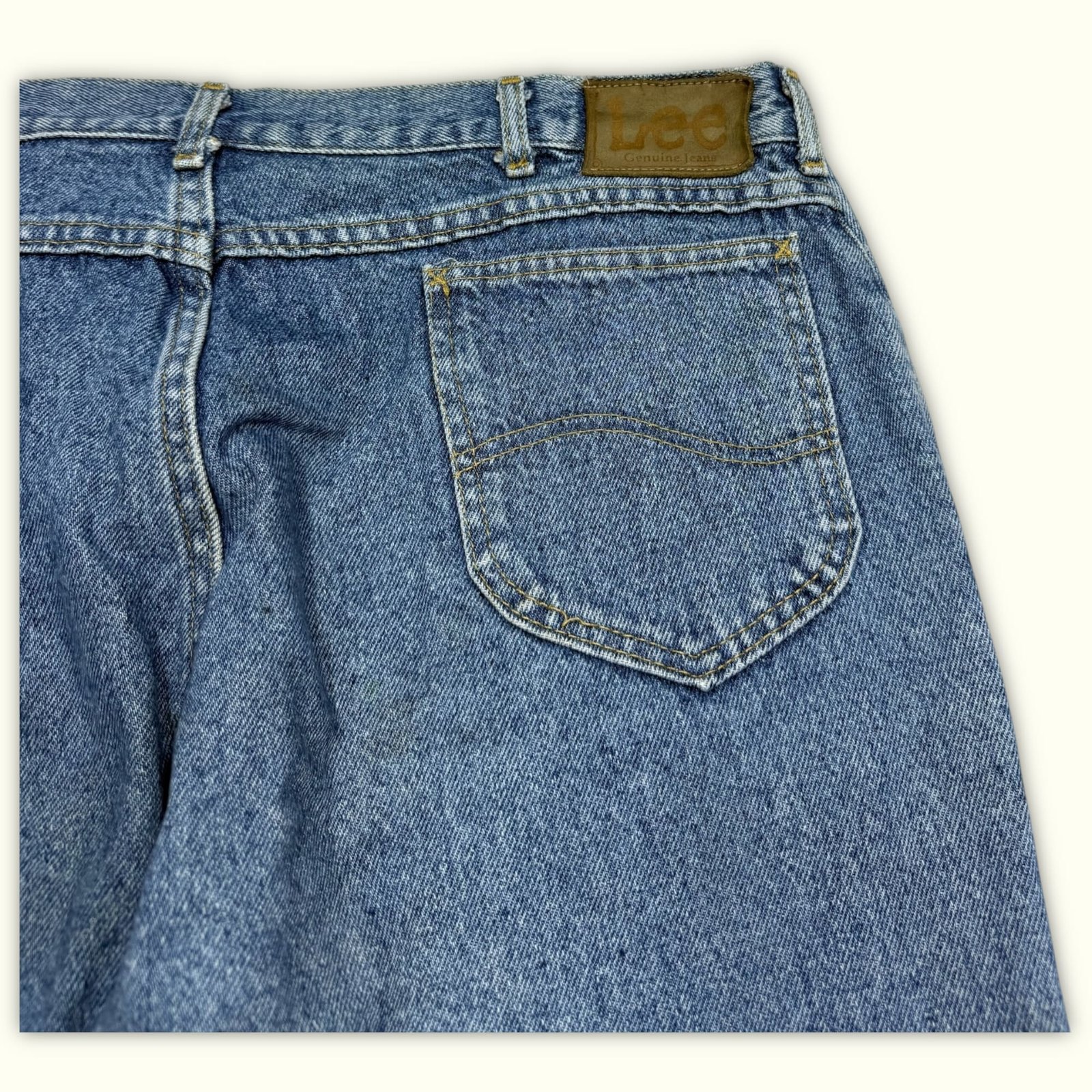 Lee Jean Regular Homme 1990s Vintage – W38