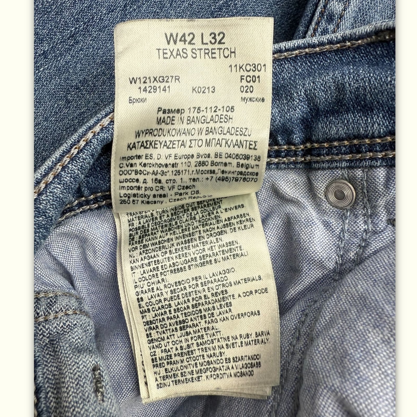 Wrangler Jean Regular Homme Workwear – W42